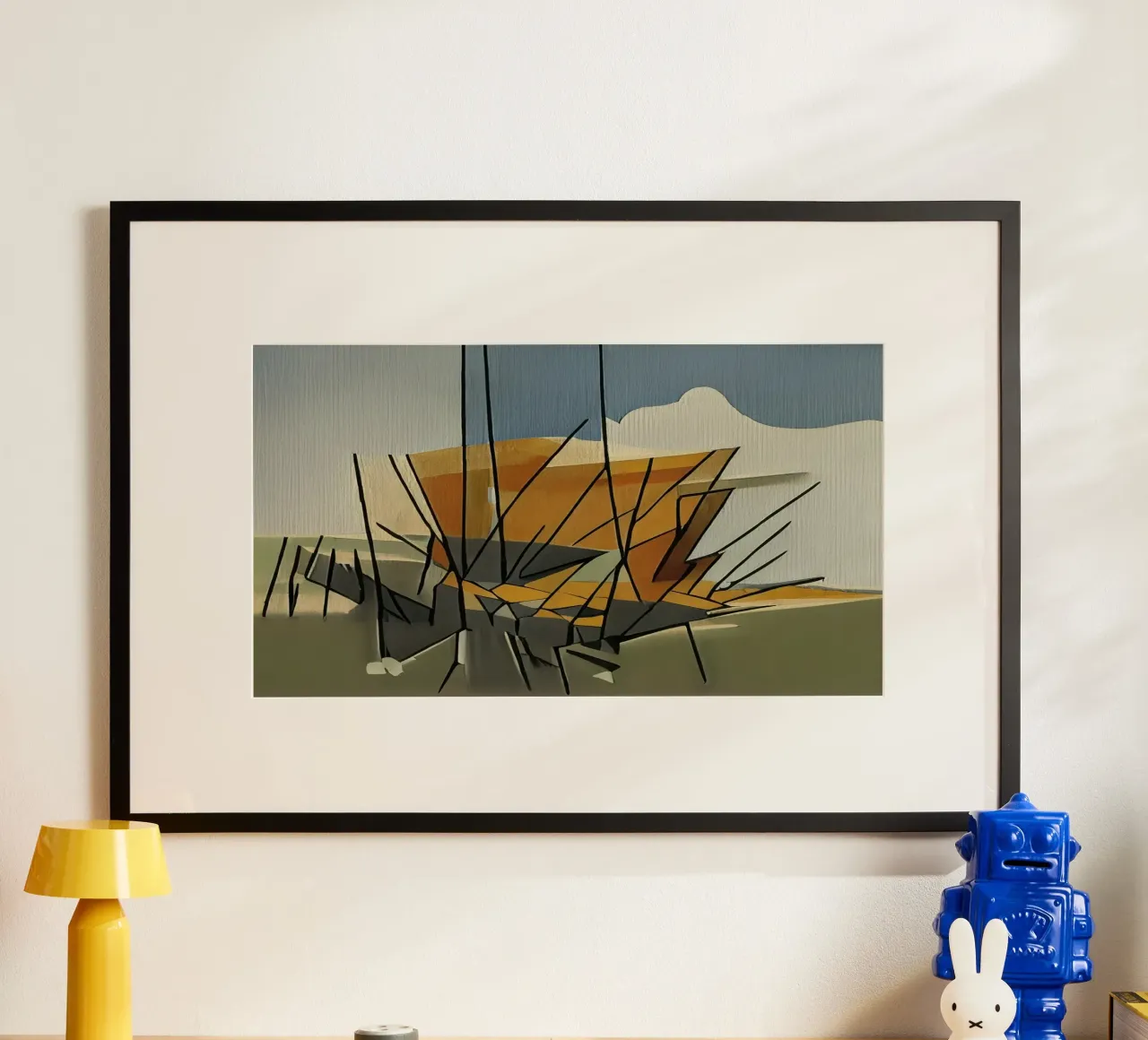 Excursion_landscape_13 poster by Abstract Art by LK