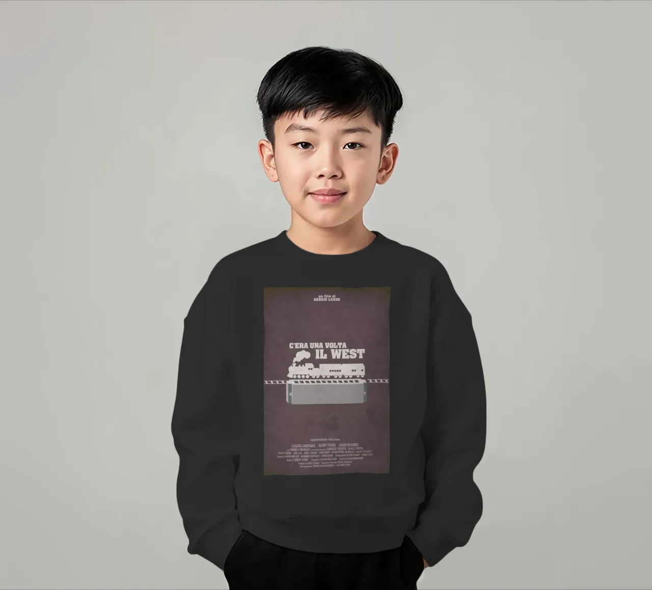C'era Una Volta il West felpa bambino da Federico Mancosu