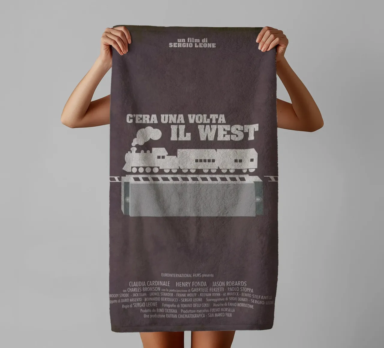 C'era Una Volta il West towel by Federico Mancosu