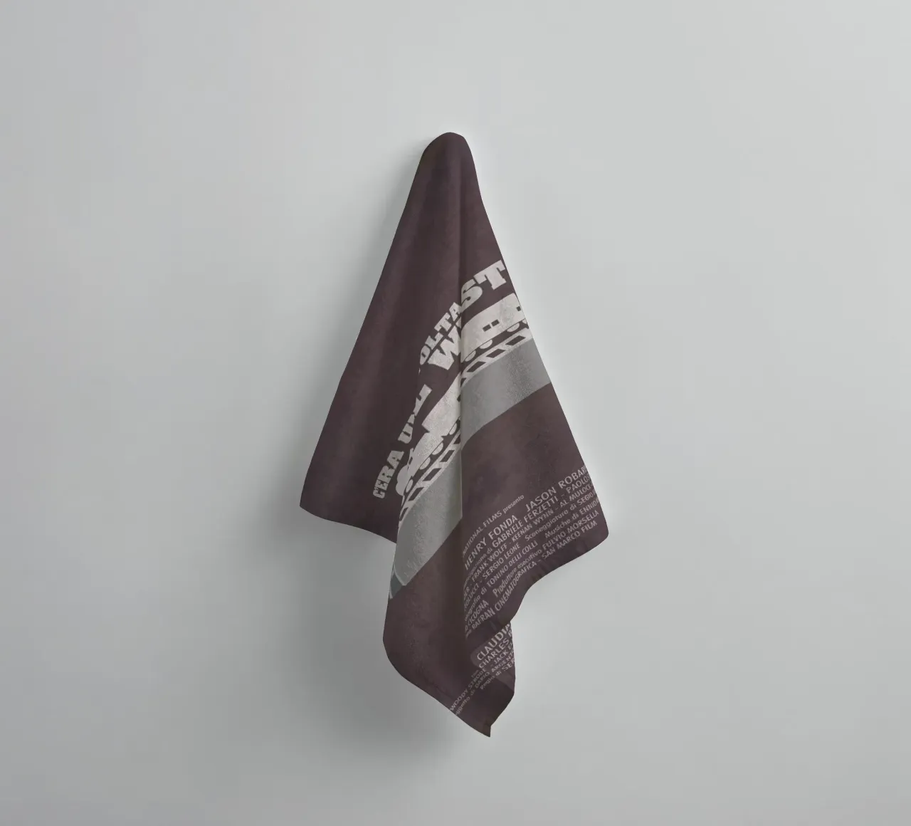 C'era Una Volta il West towel by Federico Mancosu