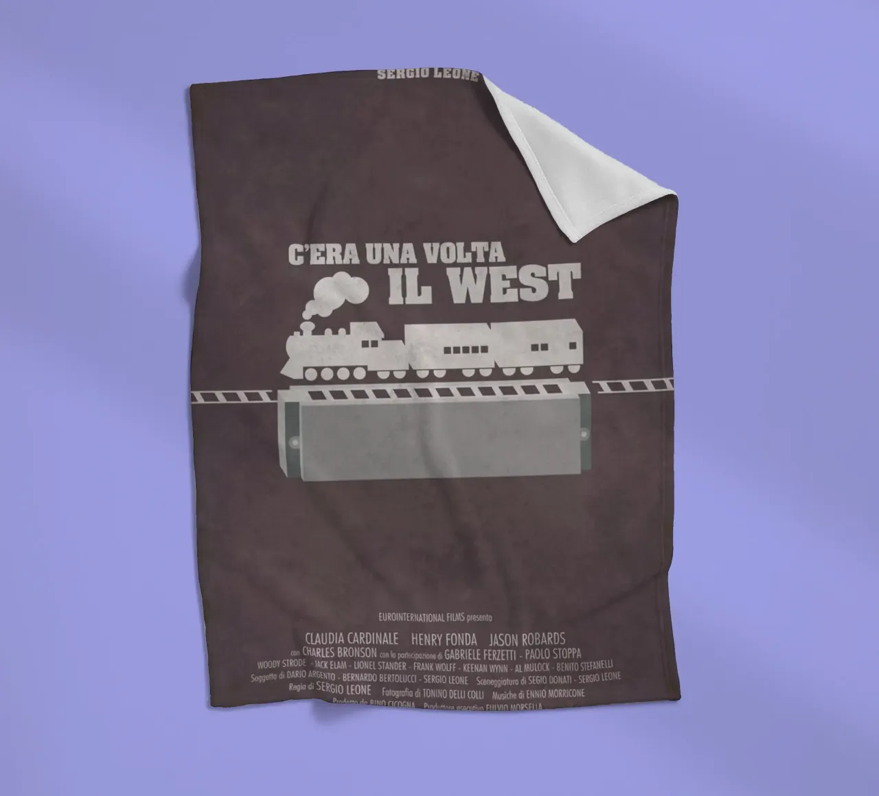 C'era Una Volta il West coperta in pile da Federico Mancosu
