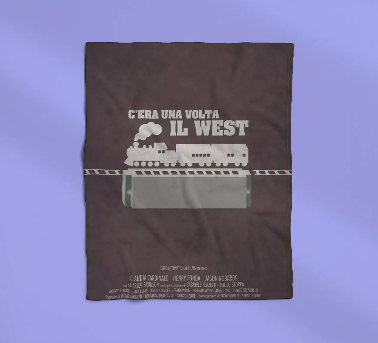 C'era Una Volta il West coperta in pile da Federico Mancosu