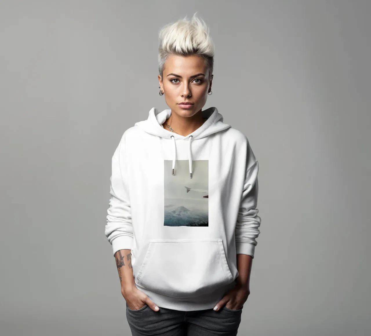 Iceland felpa con cappuccio da Alexandra Hellweg
