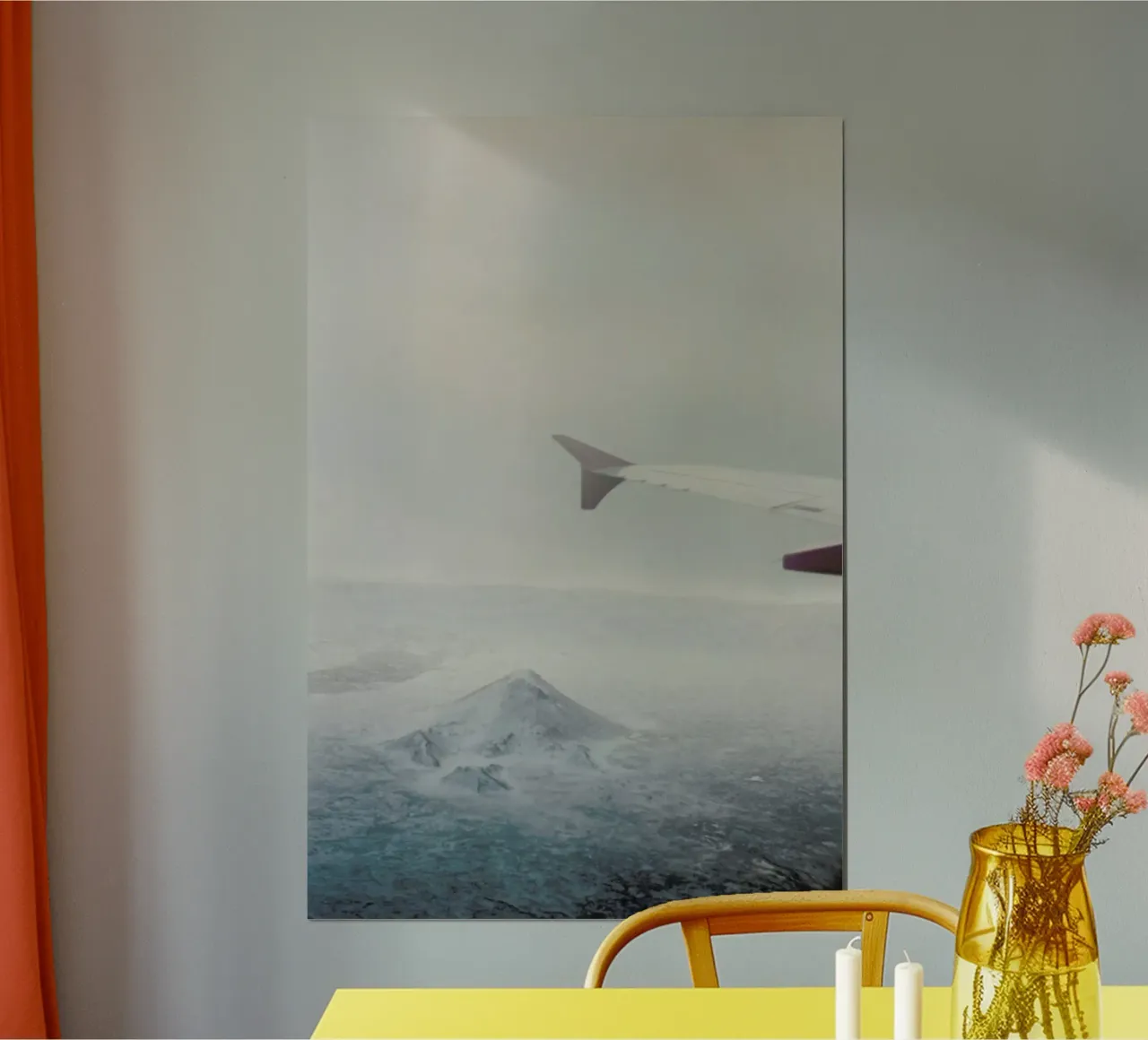 Iceland poster con telaio in legno da Alexandra Hellweg