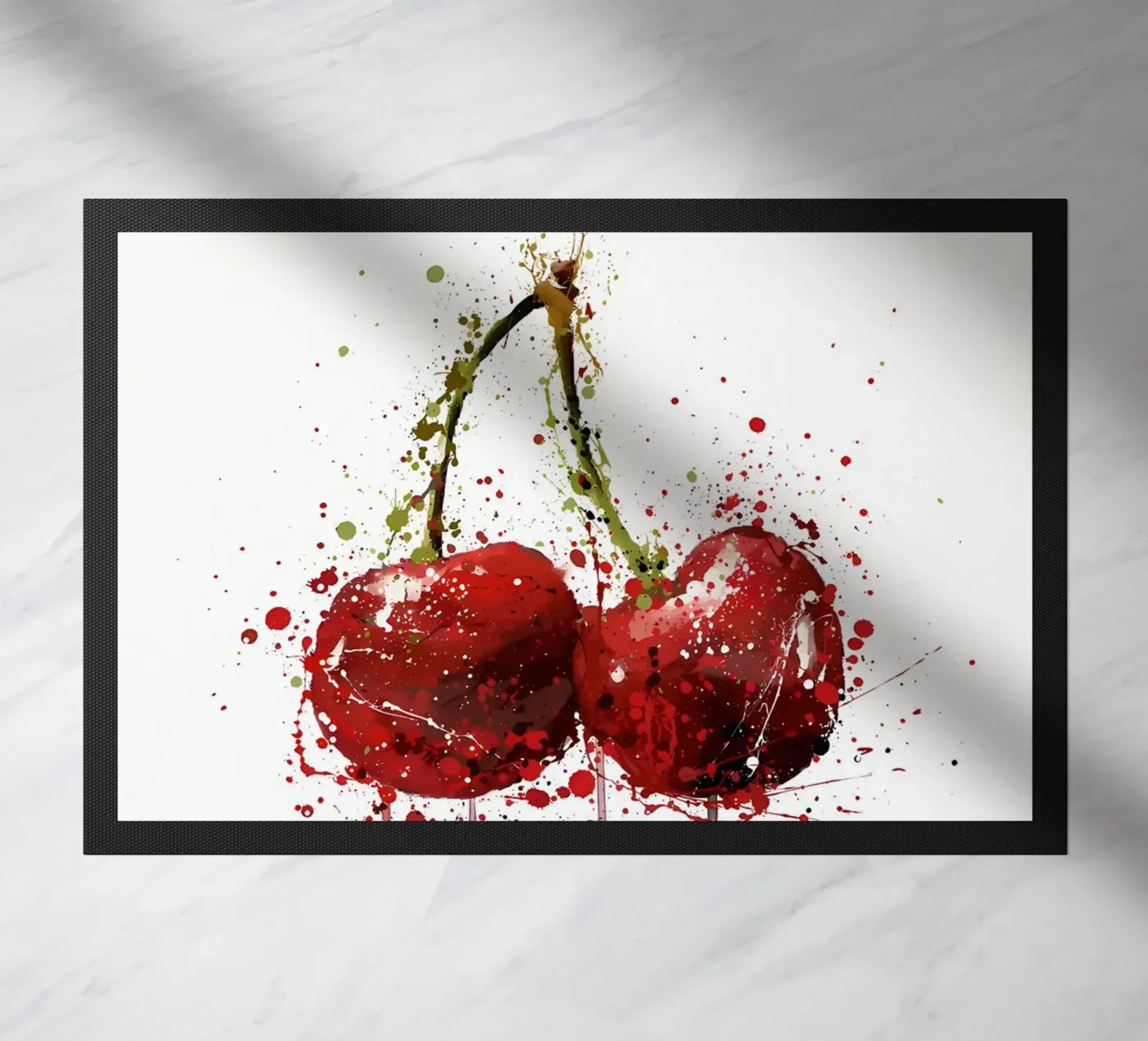 Cherry Fruit doormat by Mimi
