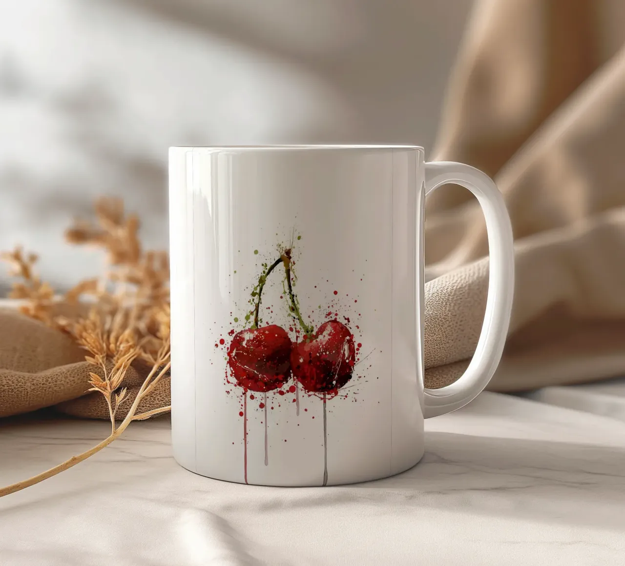 Frutta a ciliegia tazza in ceramica da Mimi