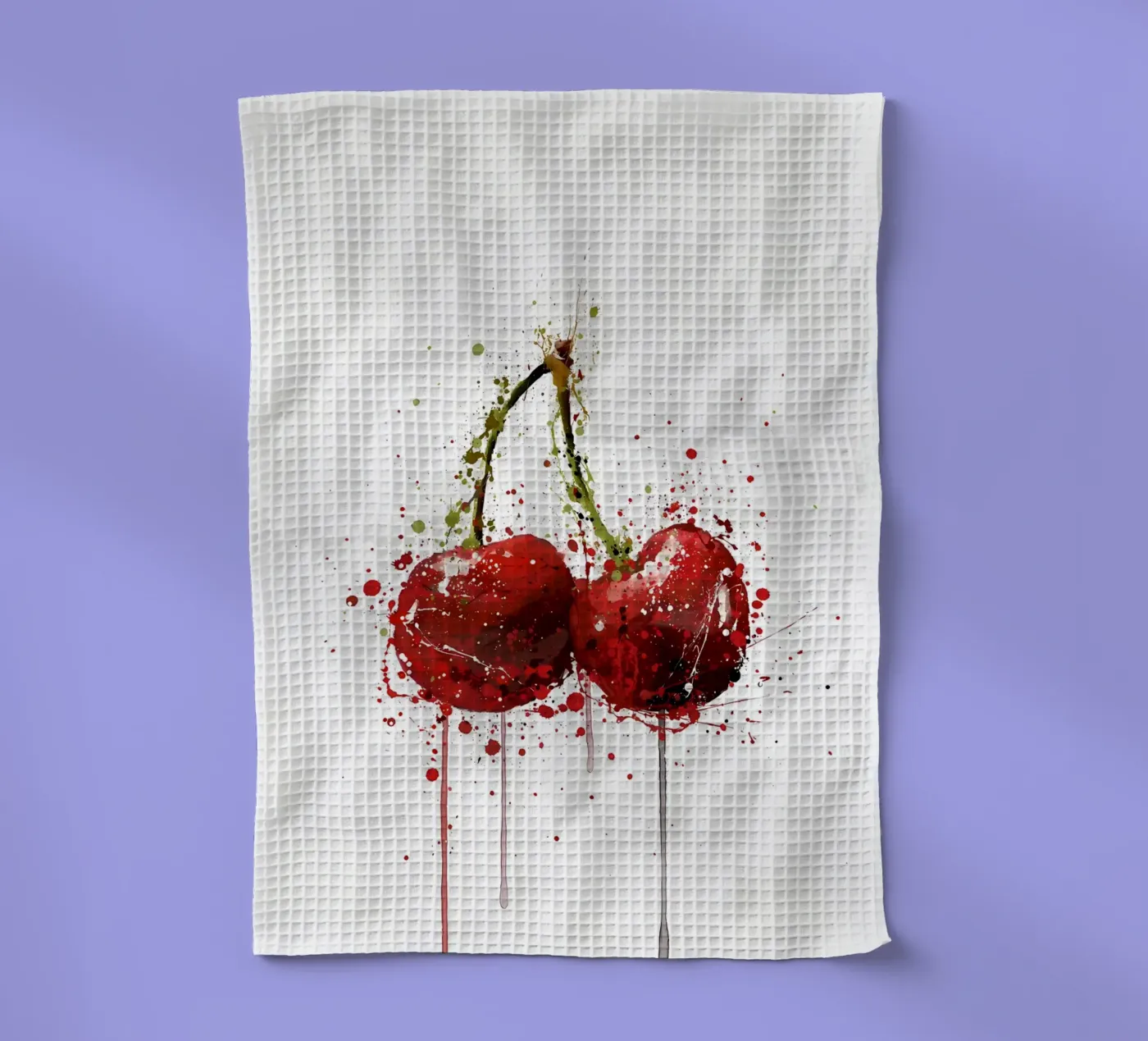 Cherry Fruit Geschirrtuch von Mimi