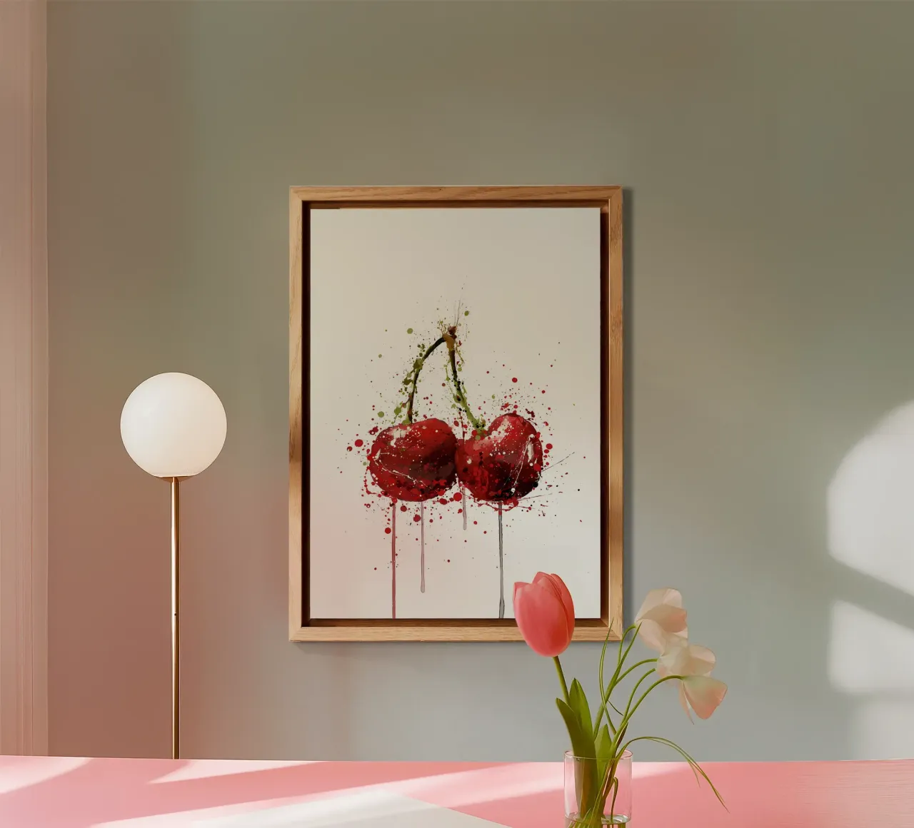 Frutta a ciliegia alluminio dibond da Mimi