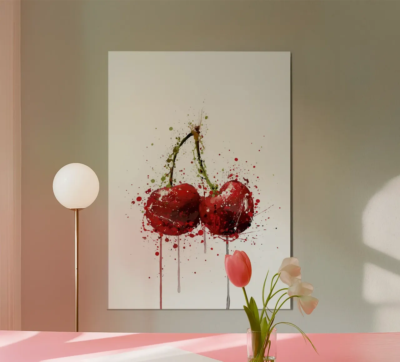 Cherry Fruit poster by Mimi