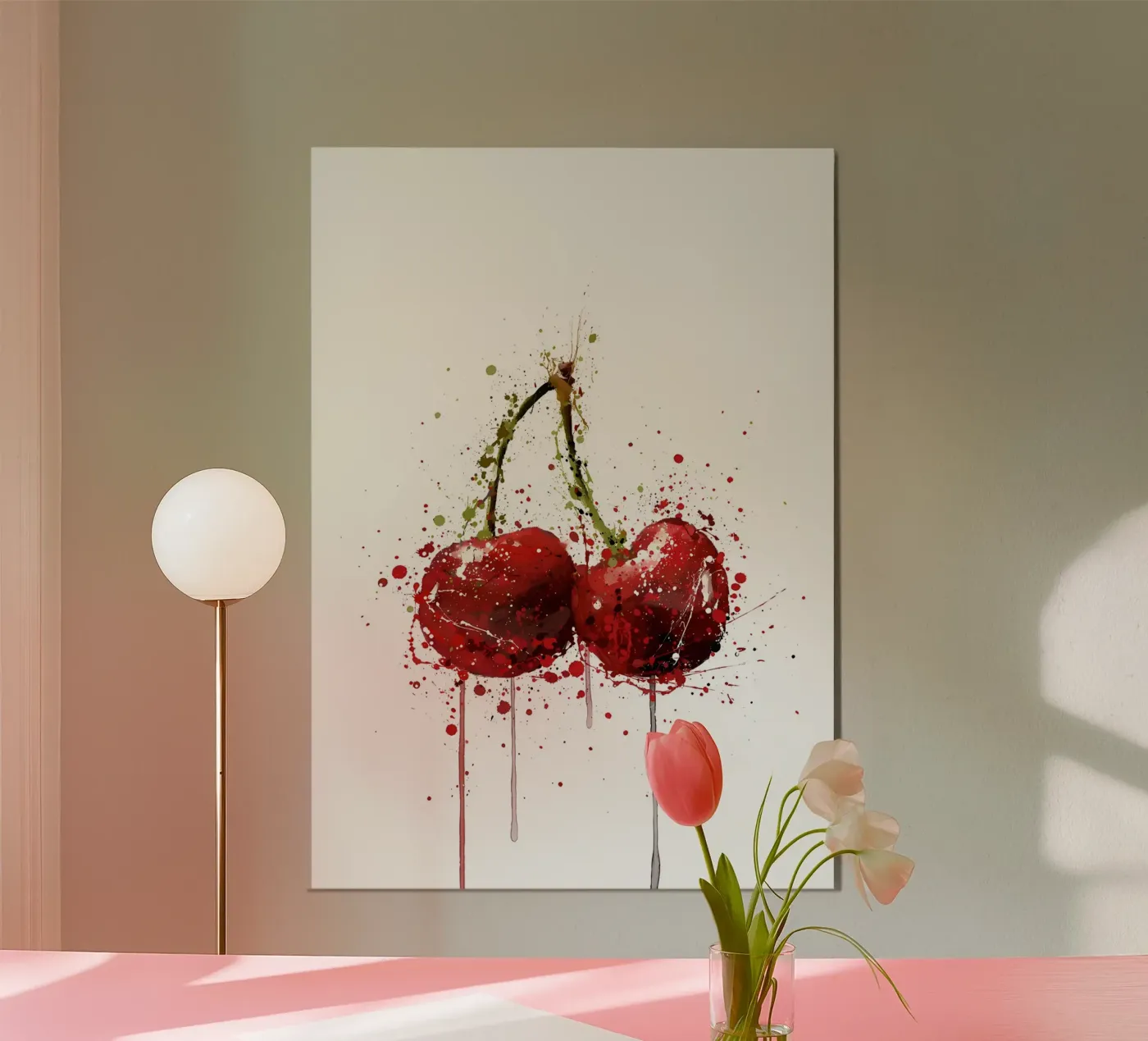 Cherry Fruit poster by Mimi