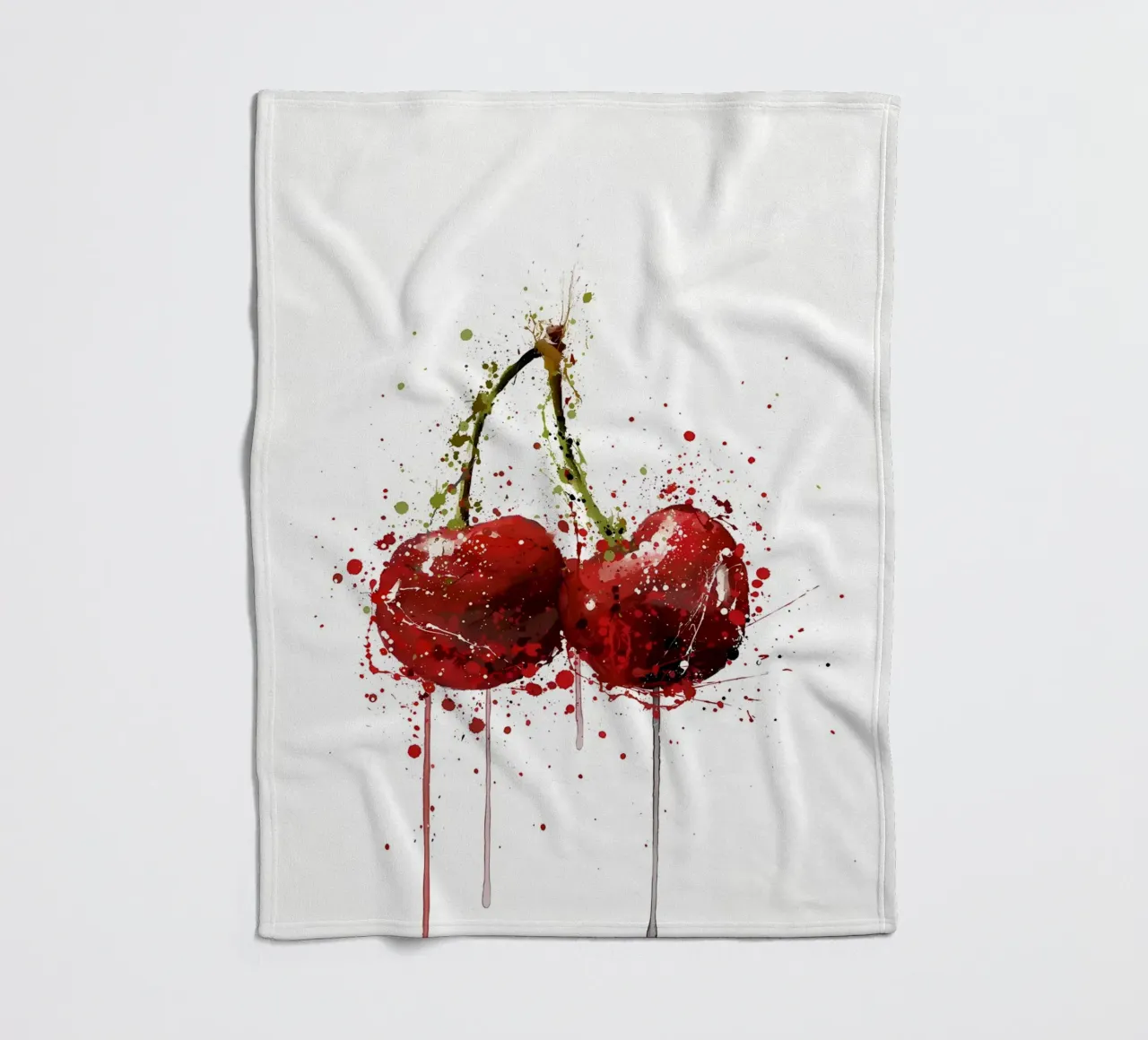 Frutta a ciliegia coperta in pile da Mimi