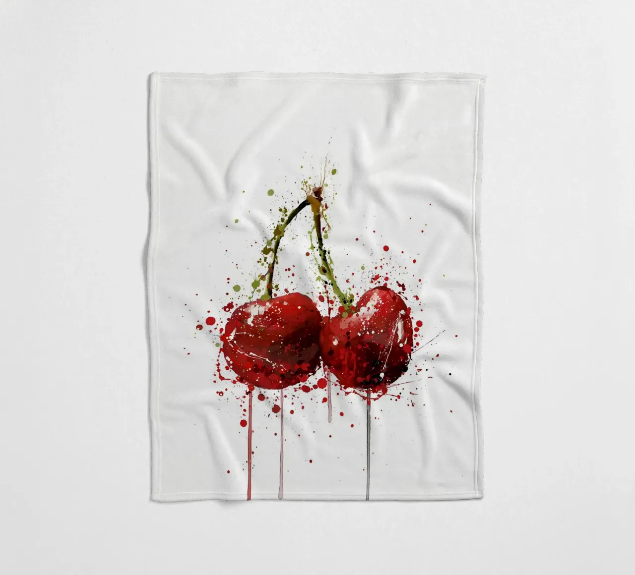 Frutta a ciliegia coperta in pile da Mimi
