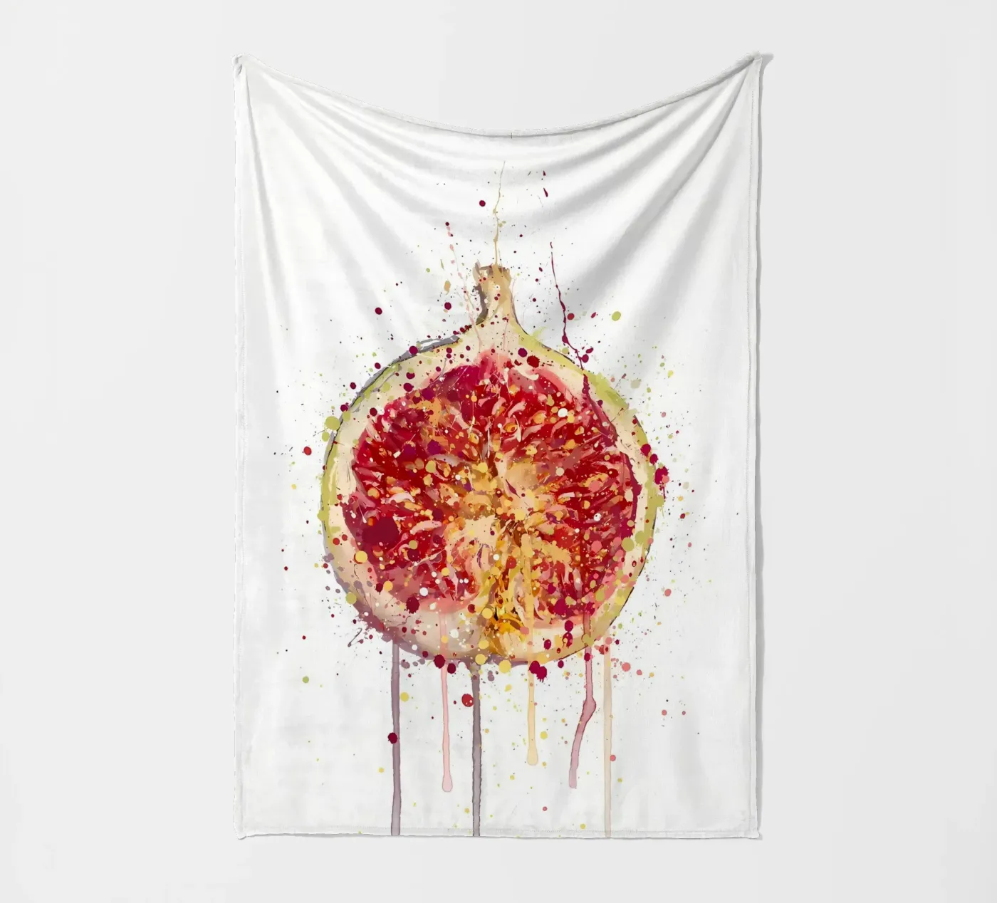 Fig fleece blanket by Mimi