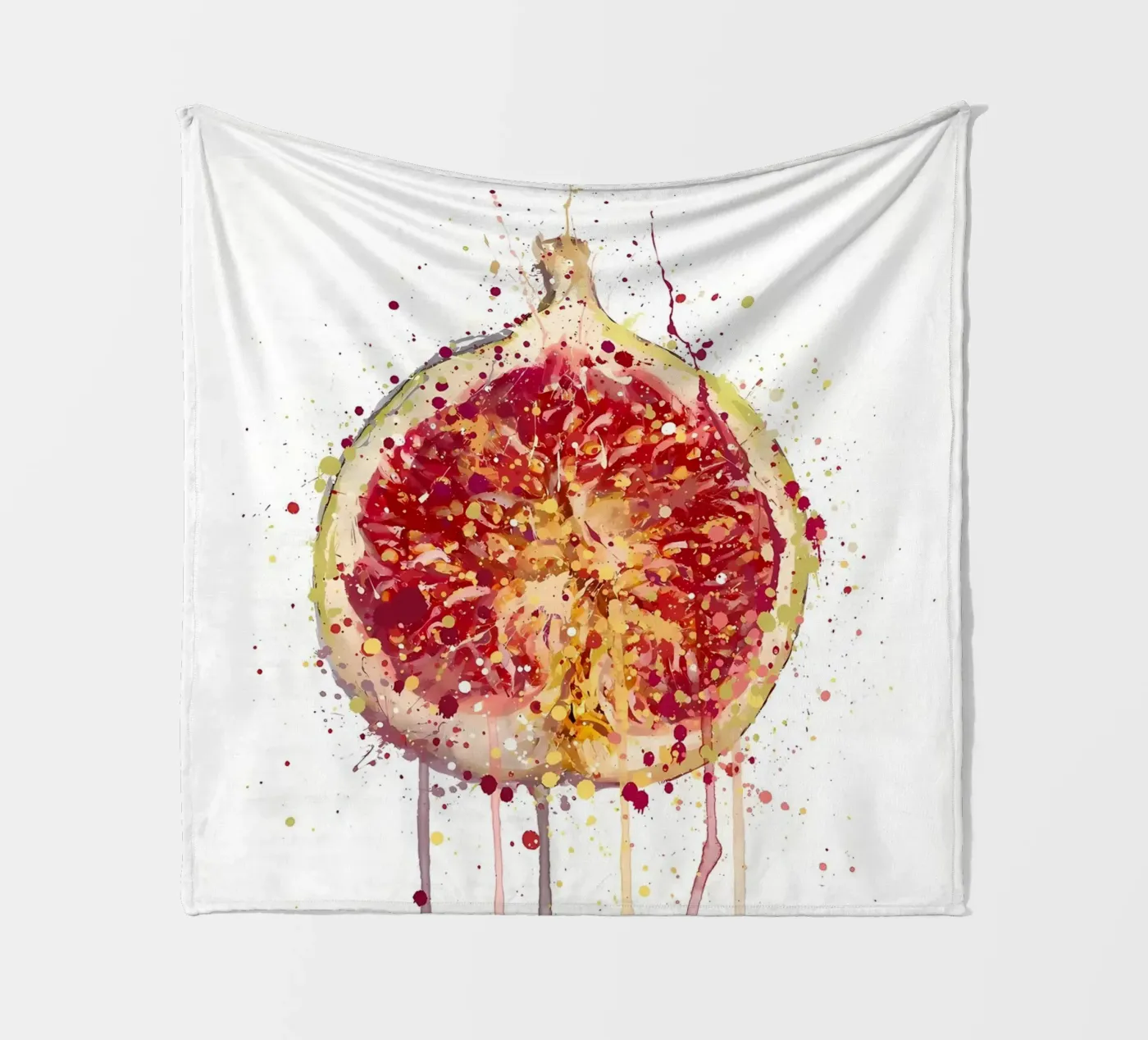 Fig fleece blanket by Mimi