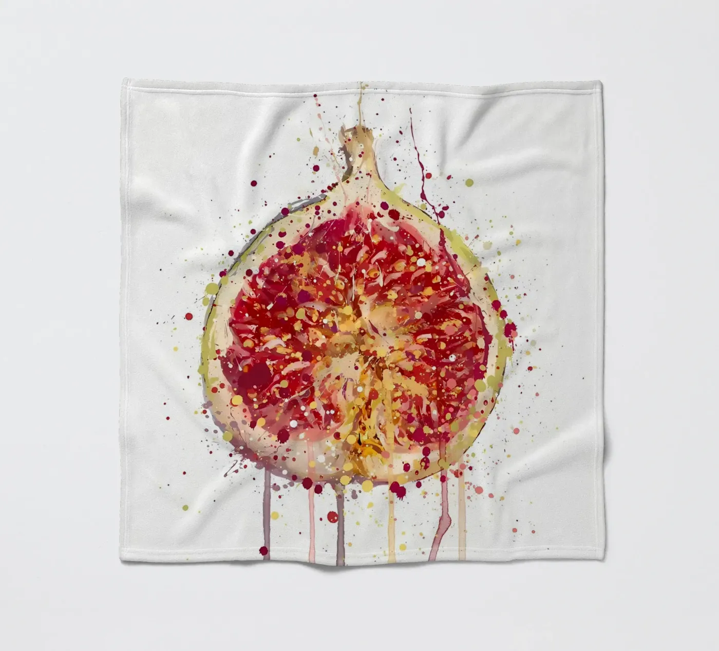 Fig fleece blanket by Mimi