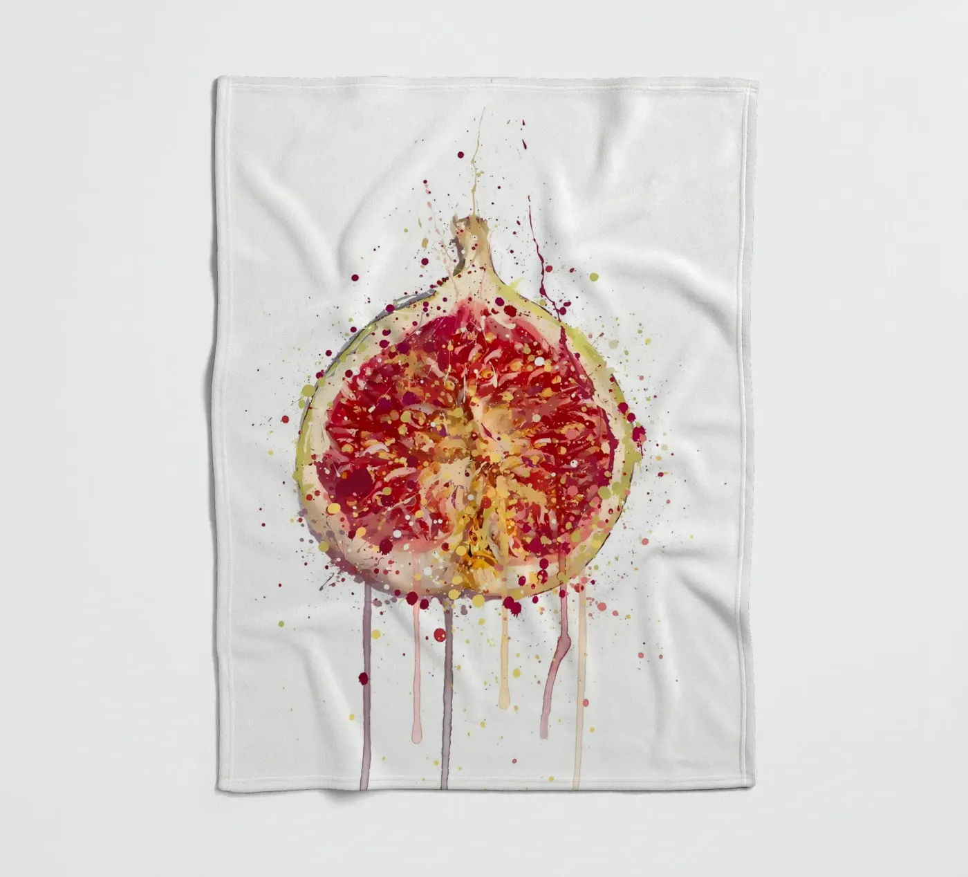 Fig fleece blanket by Mimi