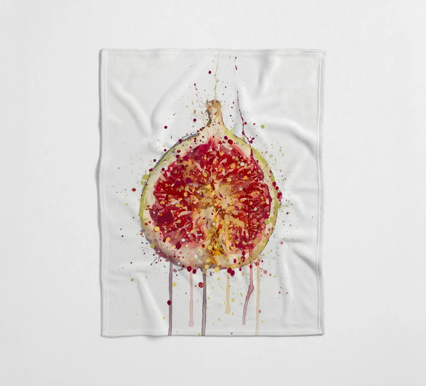 Fig fleece blanket by Mimi