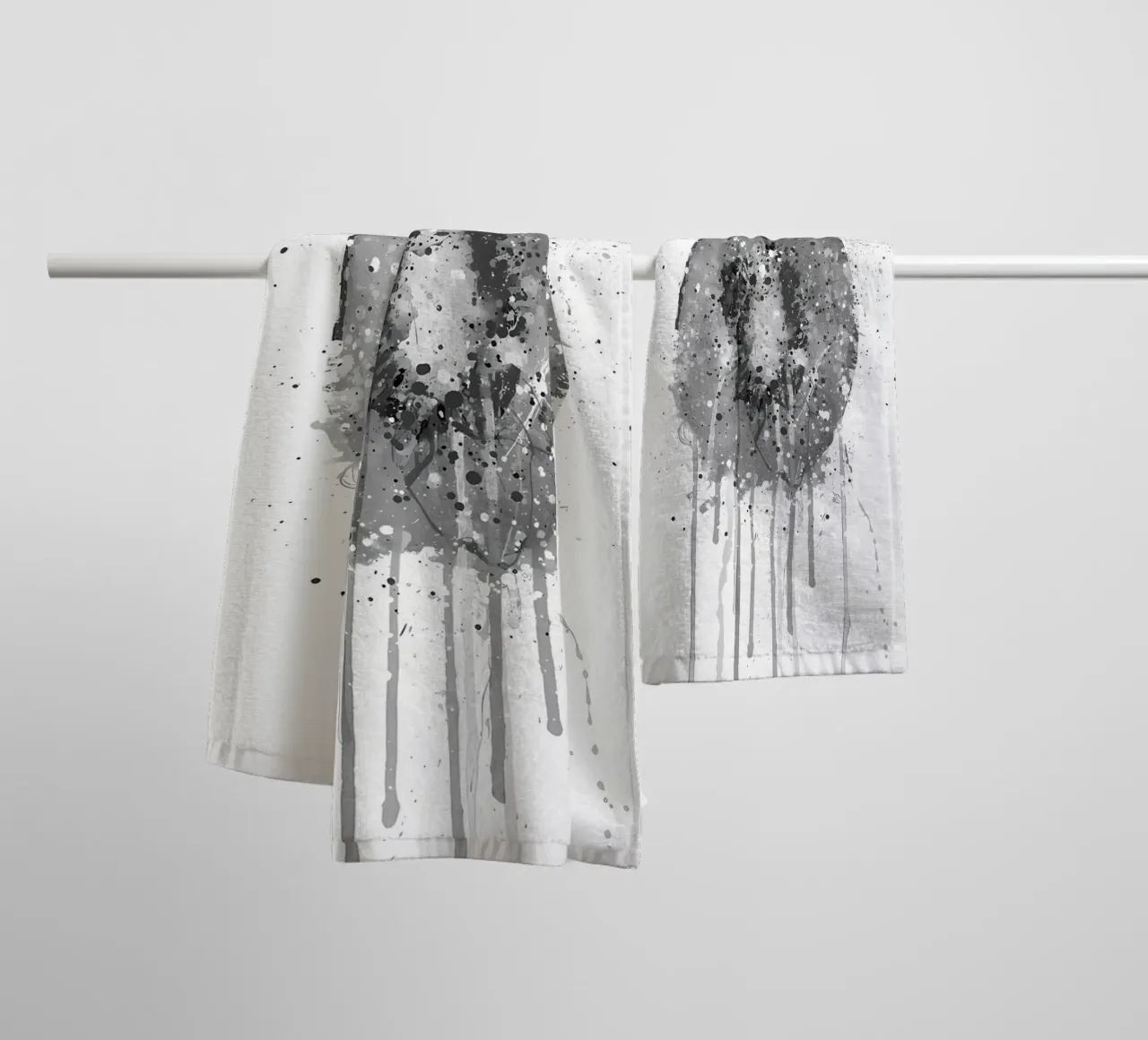 Gris de légumes à l'avocat serviette de bain de Mimi