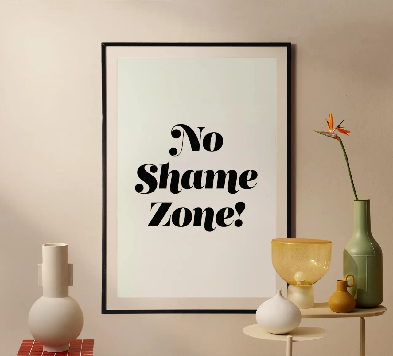 No Shame poster da Mottos by Sinan Saydik