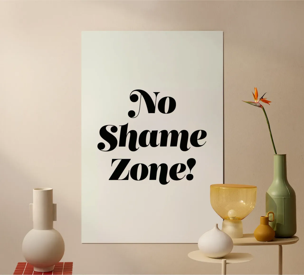 No Shame poster da Mottos by Sinan Saydik