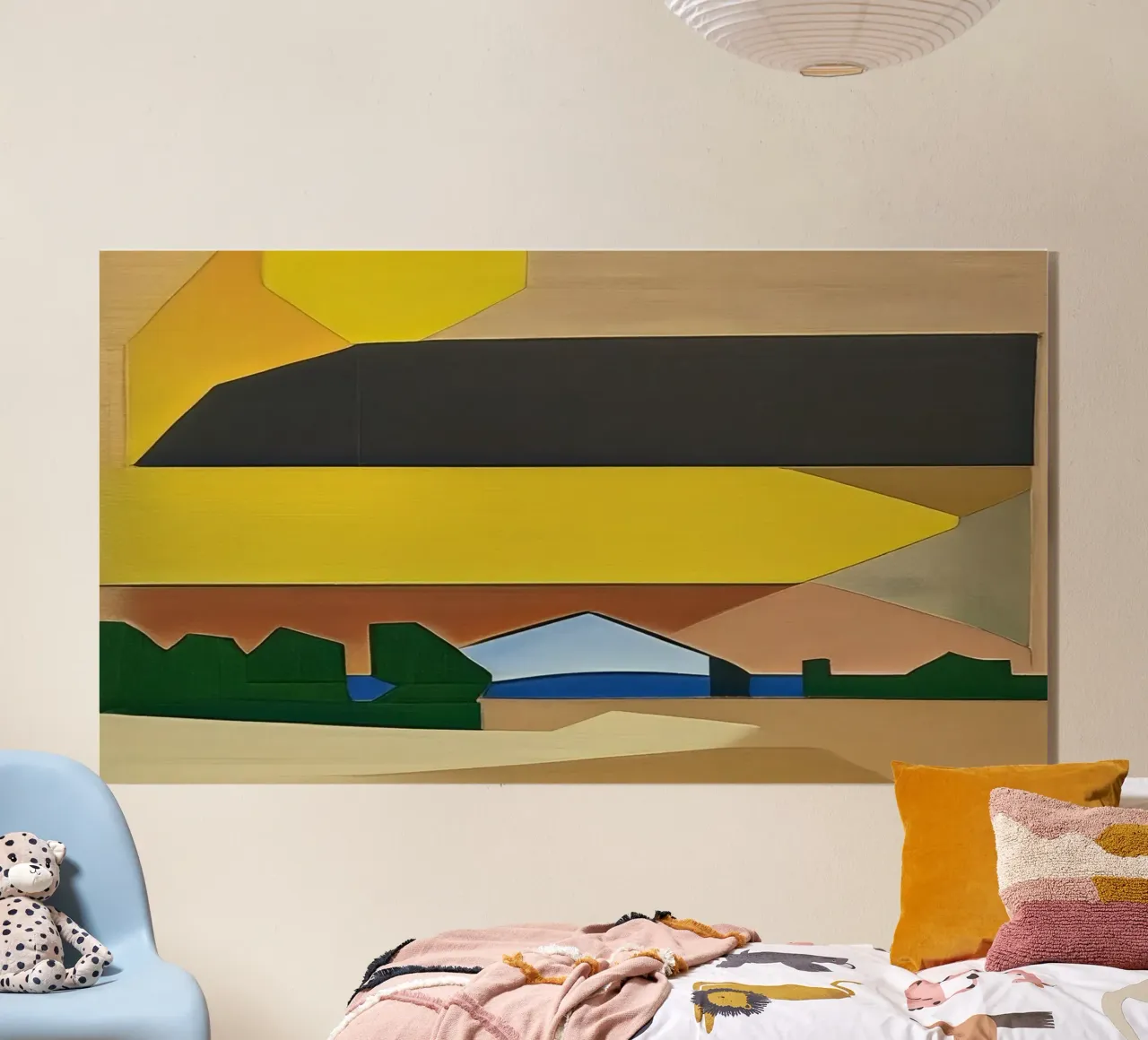 Excursion_landscape_14 Acryl-Glas von Abstract Art by LK