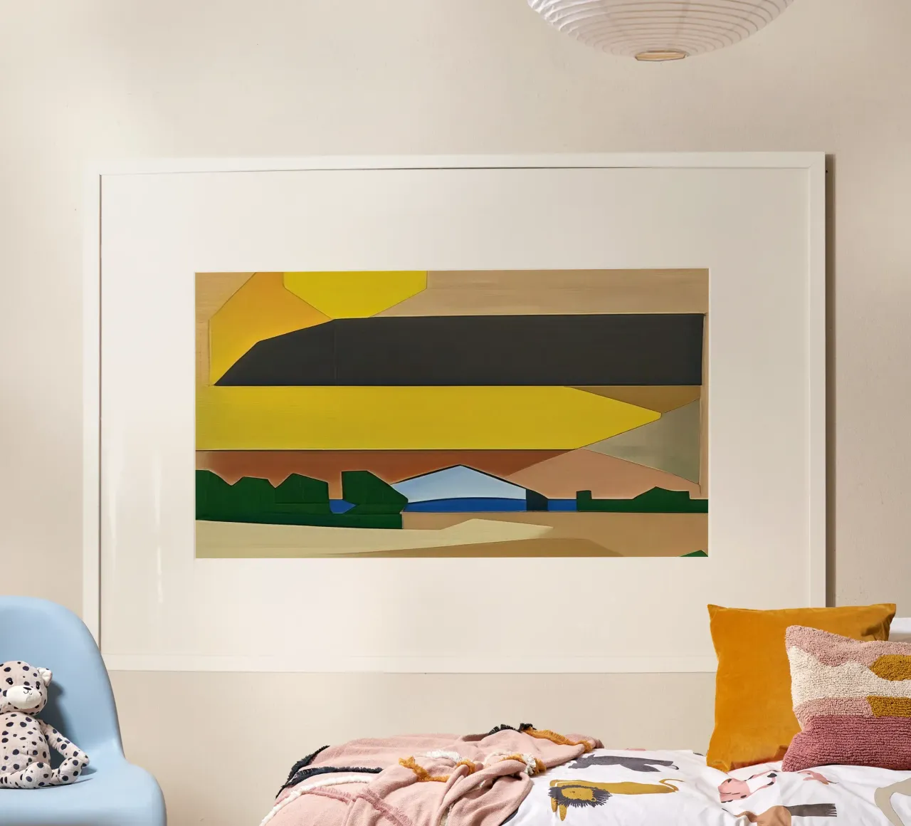 Excursion_landscape_14 poster by Abstract Art by LK