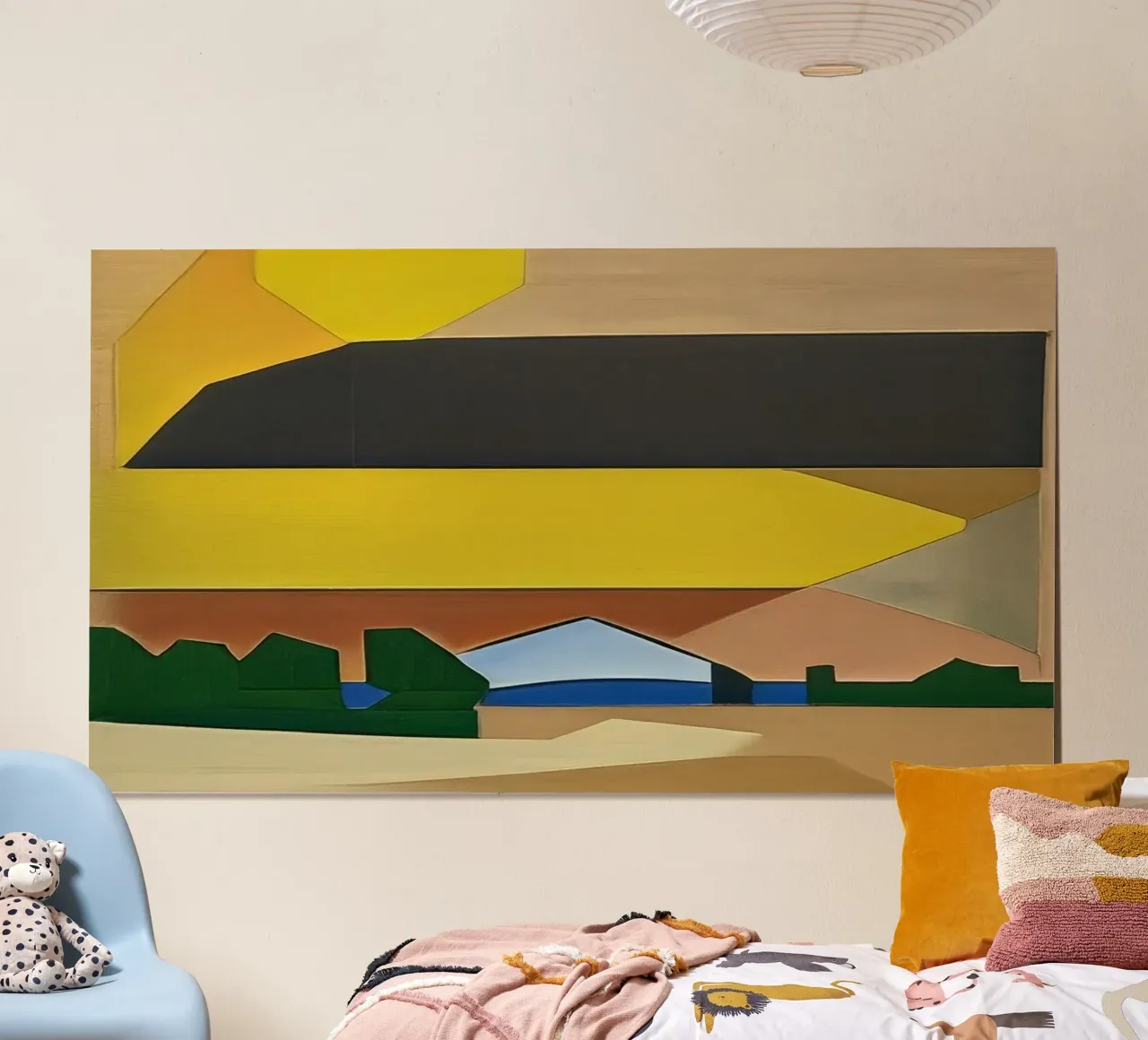 Excursion_landscape_14 poster by Abstract Art by LK