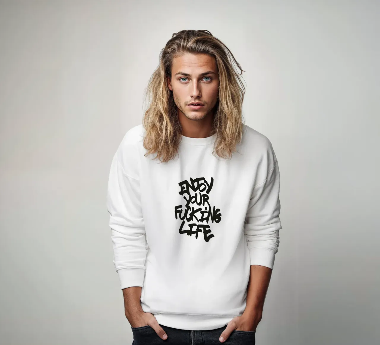 Enjoy sweatshirt van Flo Klein