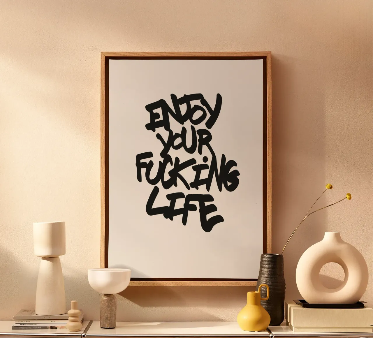 Enjoy canvas by Flo Klein