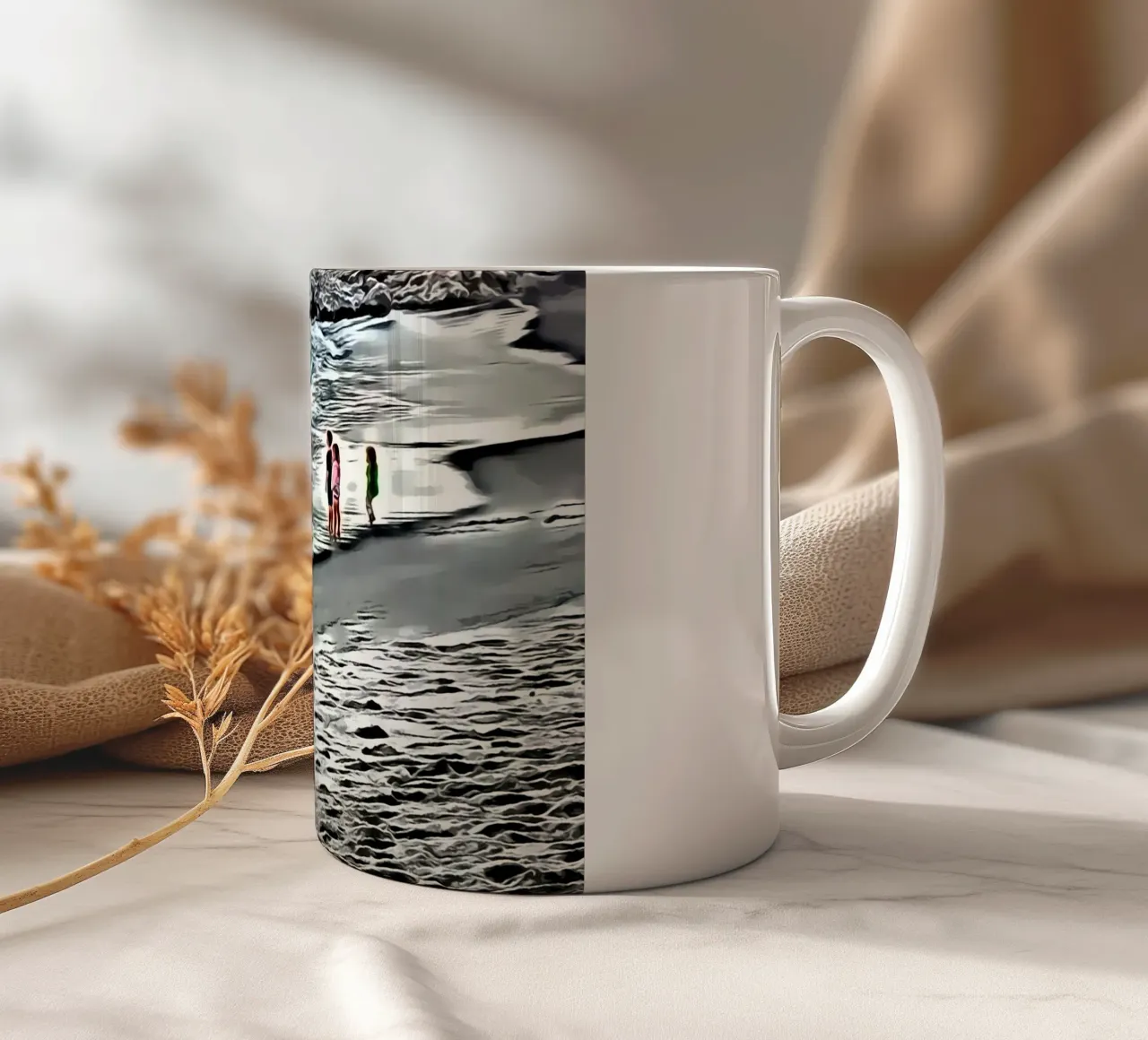 I bambini e il mare tazza in ceramica da Massimo Frascogna