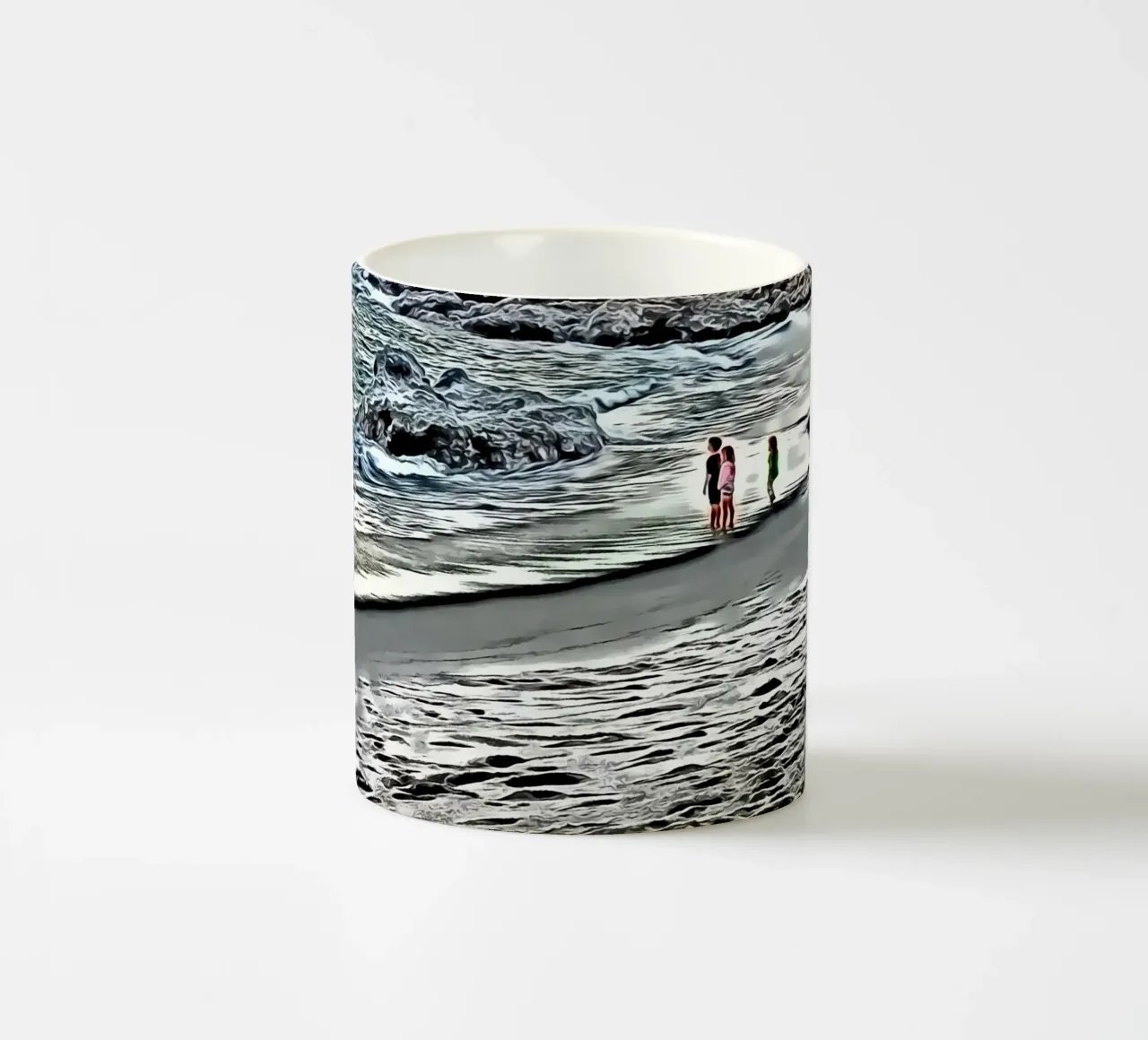 I bambini e il mare tazza in ceramica da Massimo Frascogna