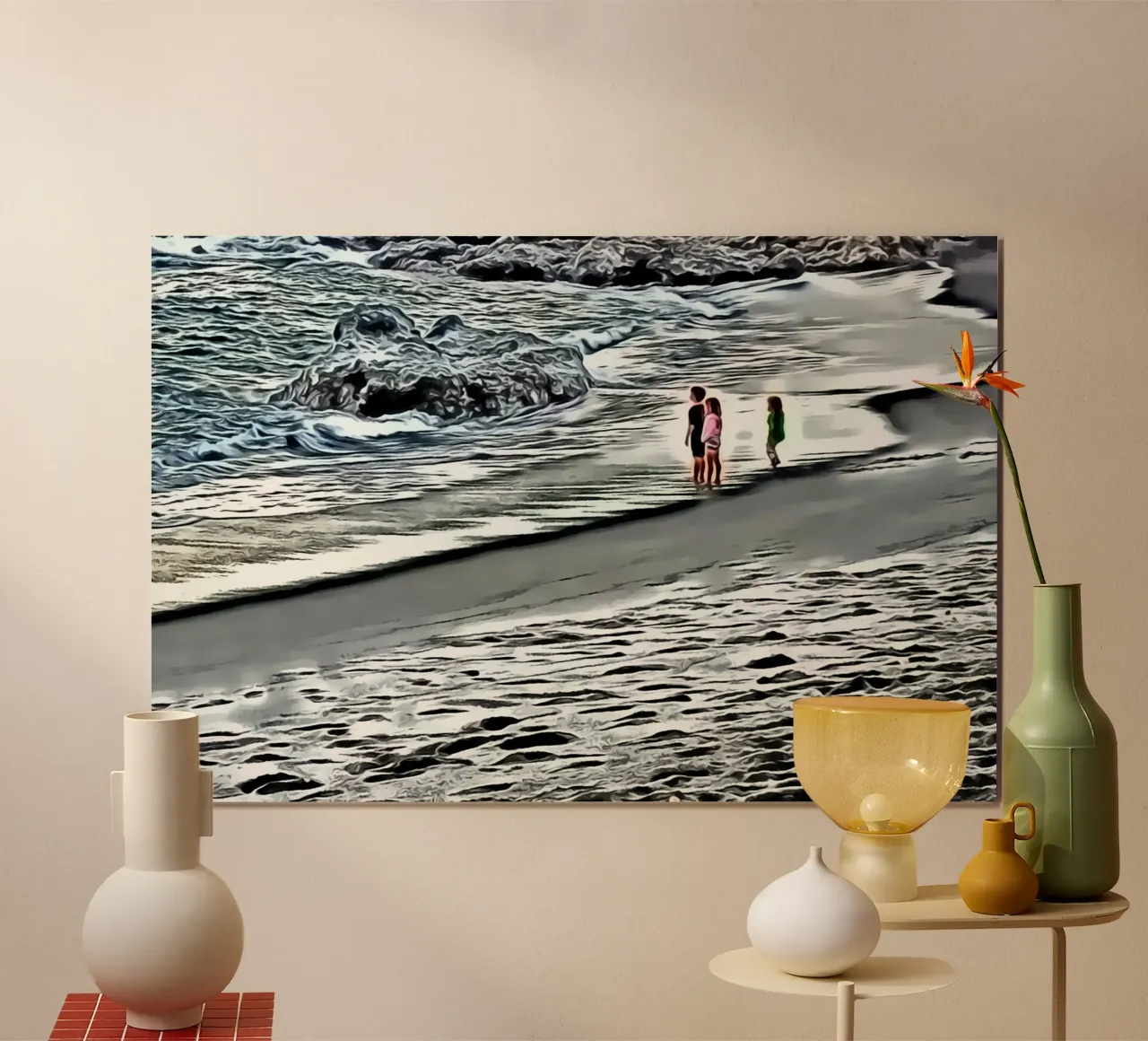 I bambini e il mare poster da Massimo Frascogna
