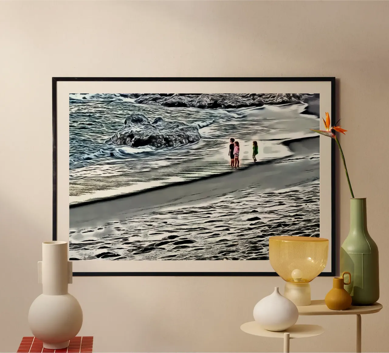 I bambini e il mare poster da Massimo Frascogna