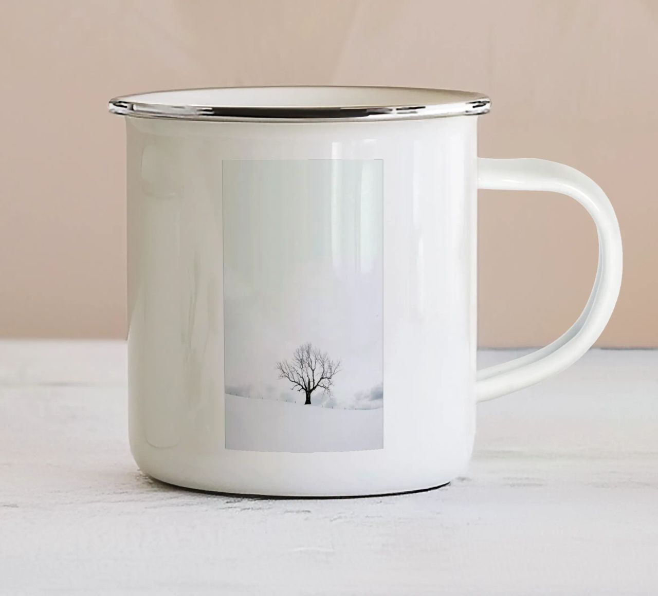 Winter Tree tazza in smalto da XOXO Arte