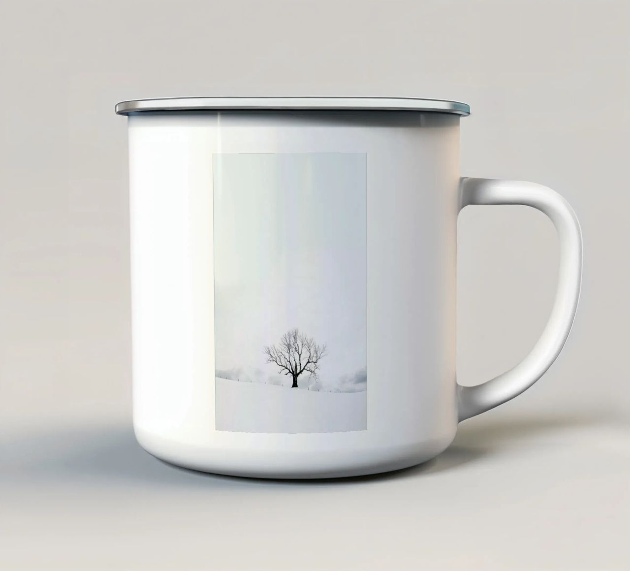 Winter Tree tazza in smalto da XOXO Arte
