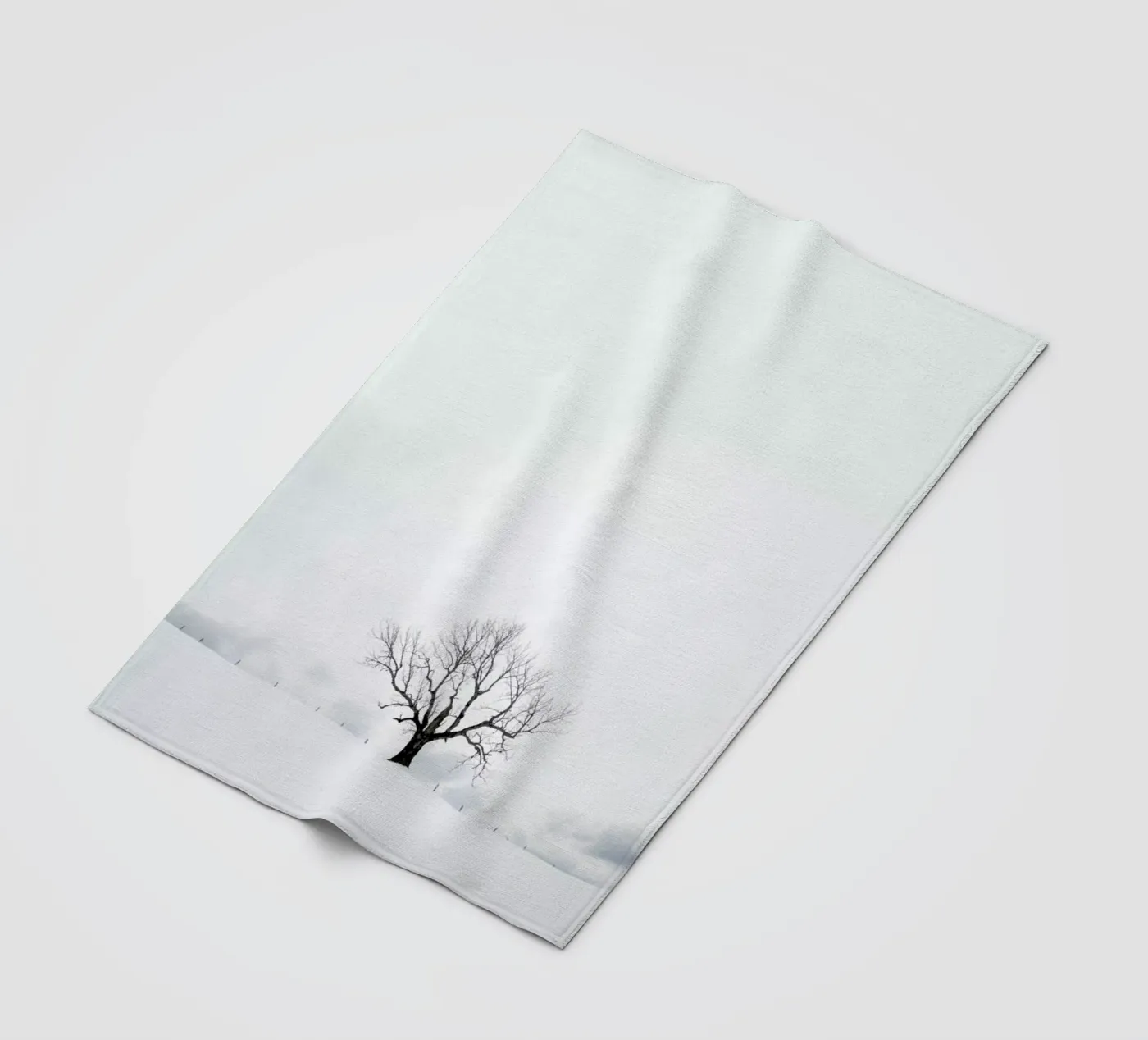 Winter Tree coperta in pile da XOXO Arte