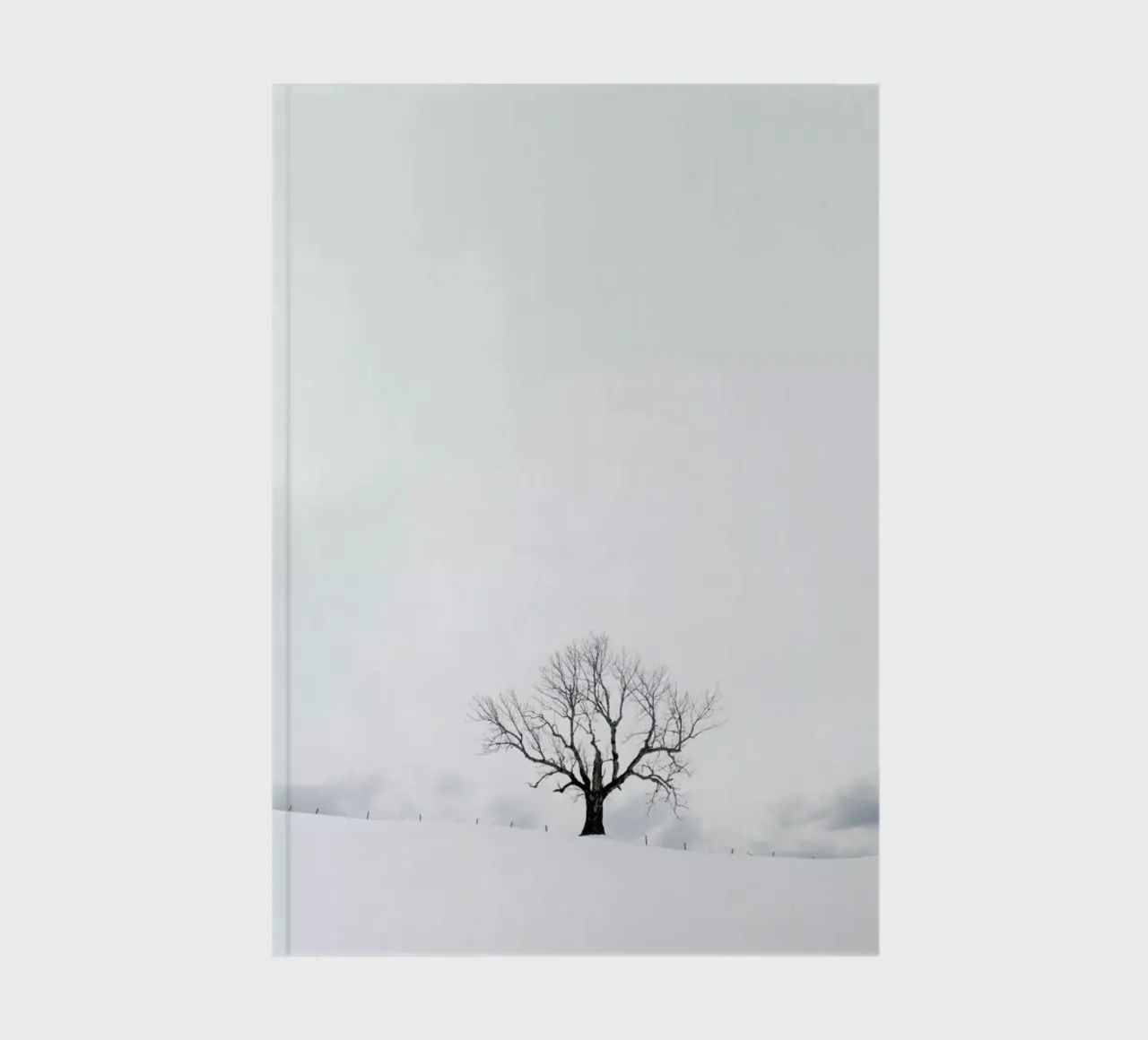 Winter Tree notebook by XOXO Arte