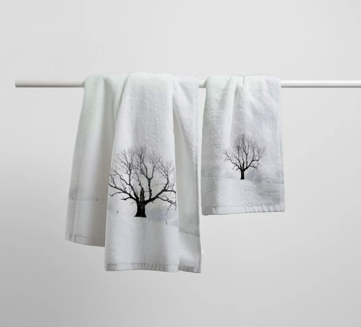 Winter Tree towel by XOXO Arte