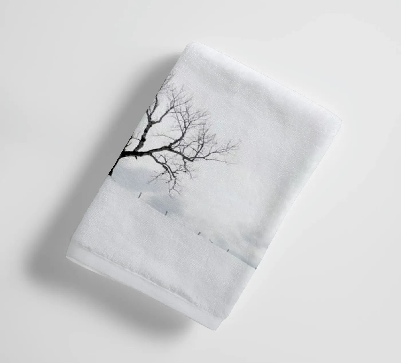 Winter Tree towel by XOXO Arte