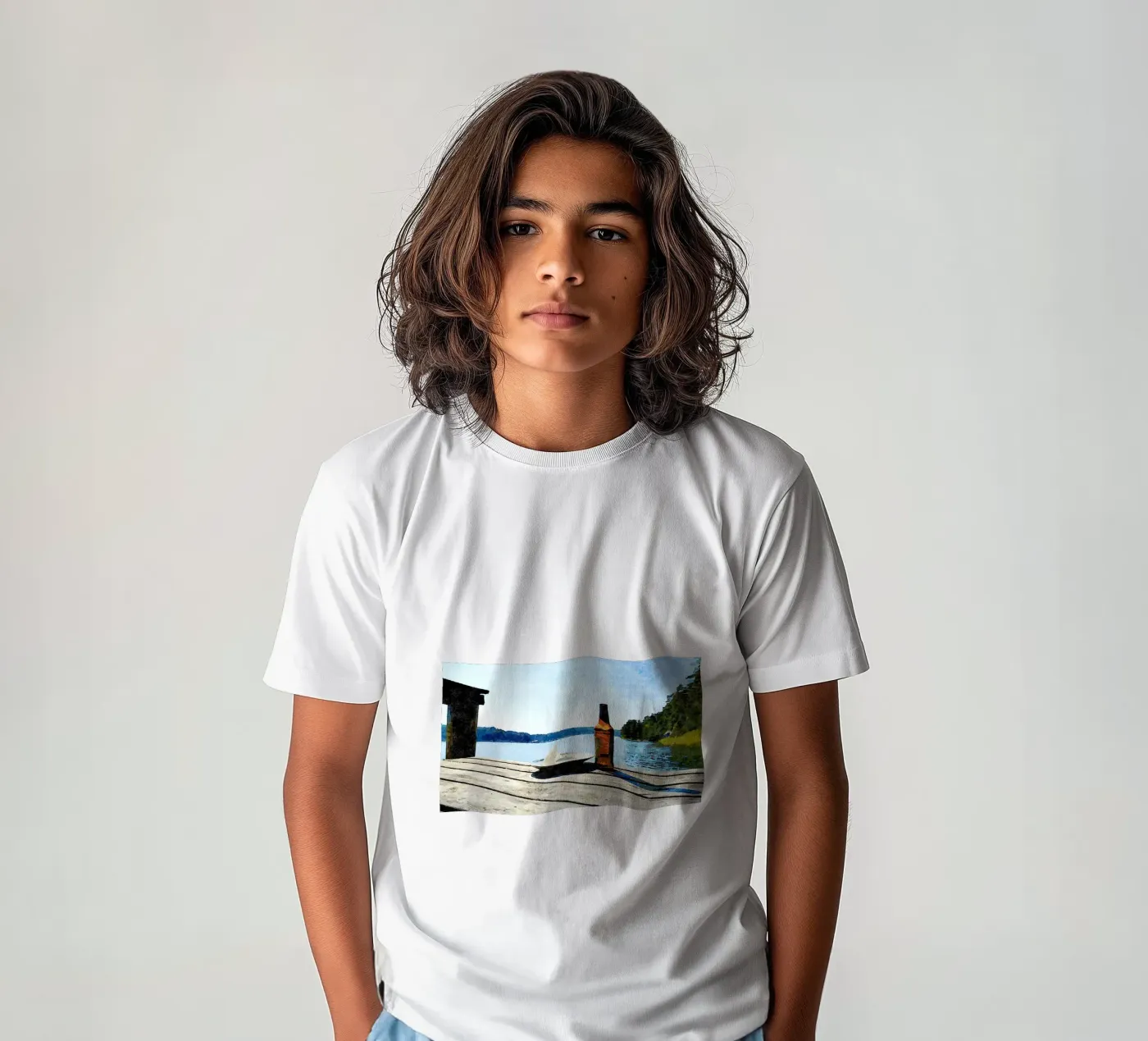 Fles kinder t-shirt van Massimo Frascogna