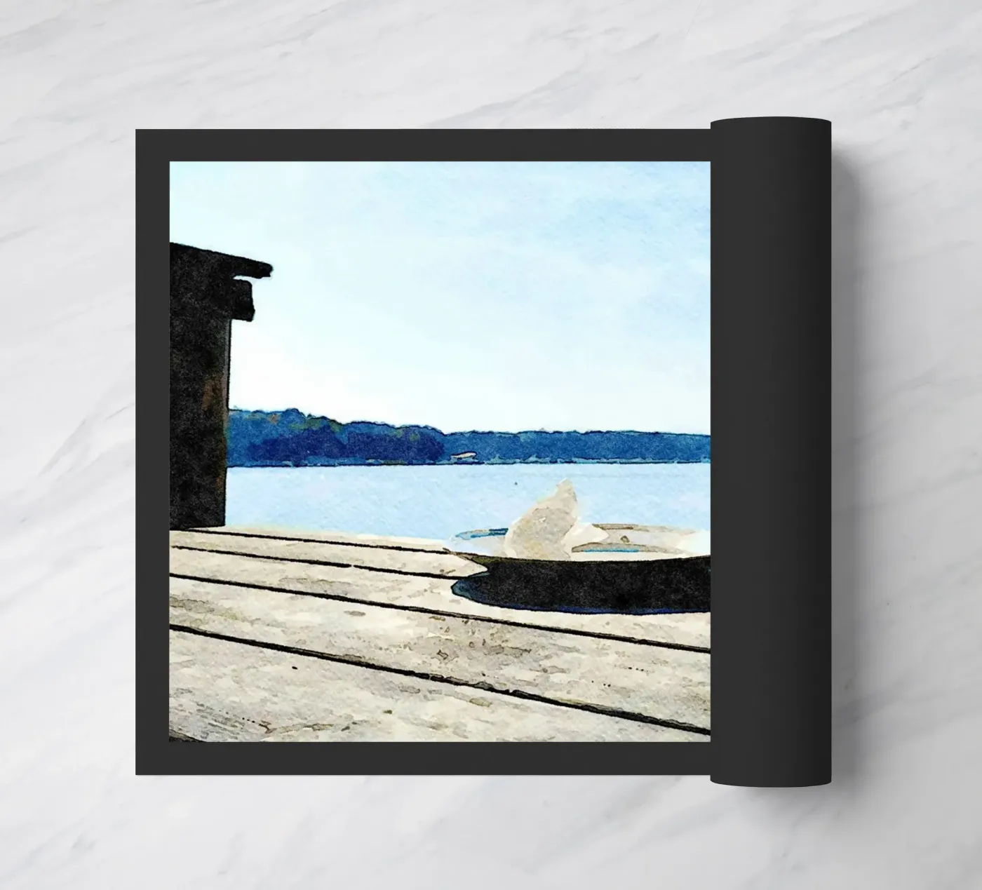 Bottle doormat by Massimo Frascogna