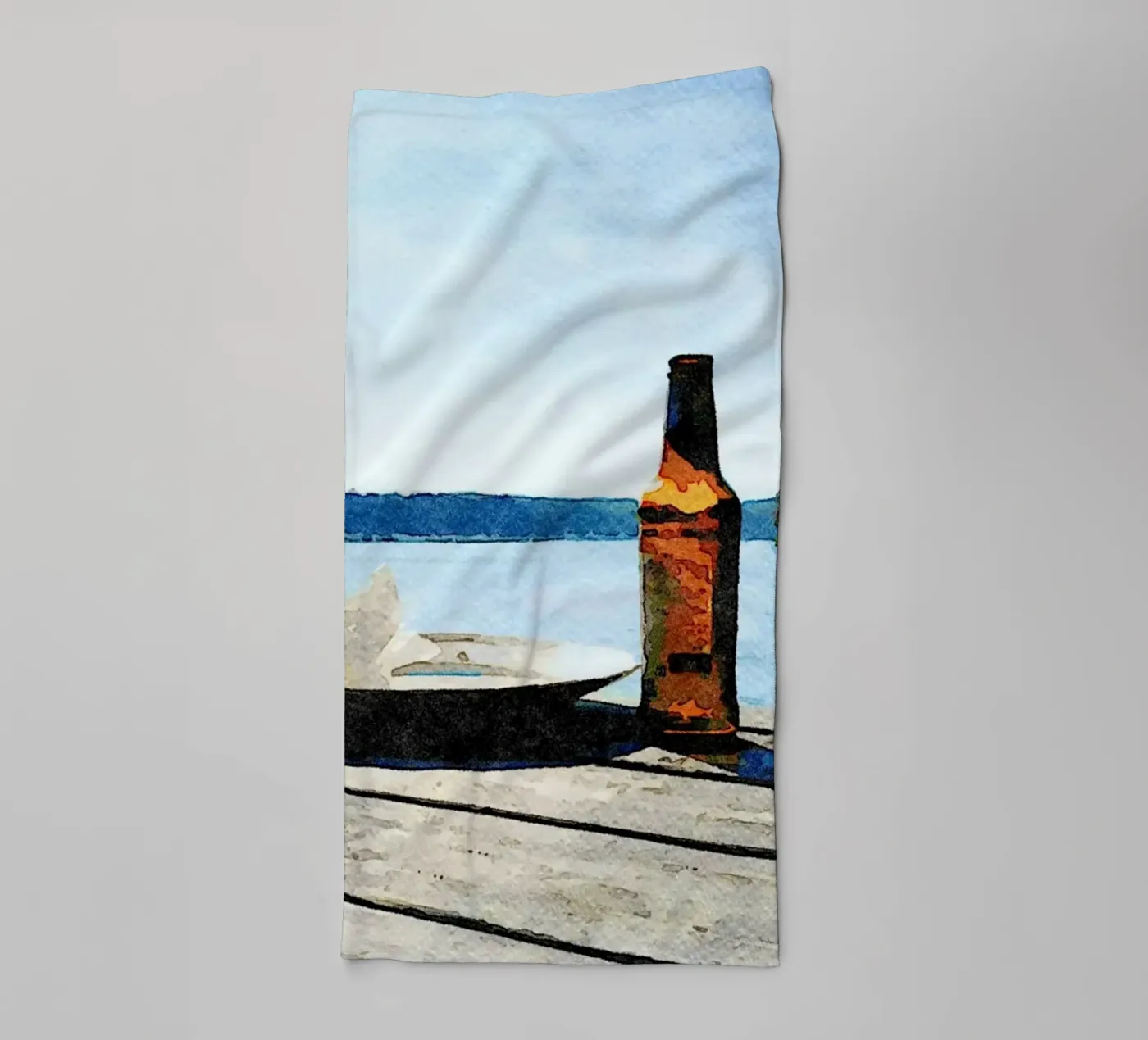 Bottle towel by Massimo Frascogna