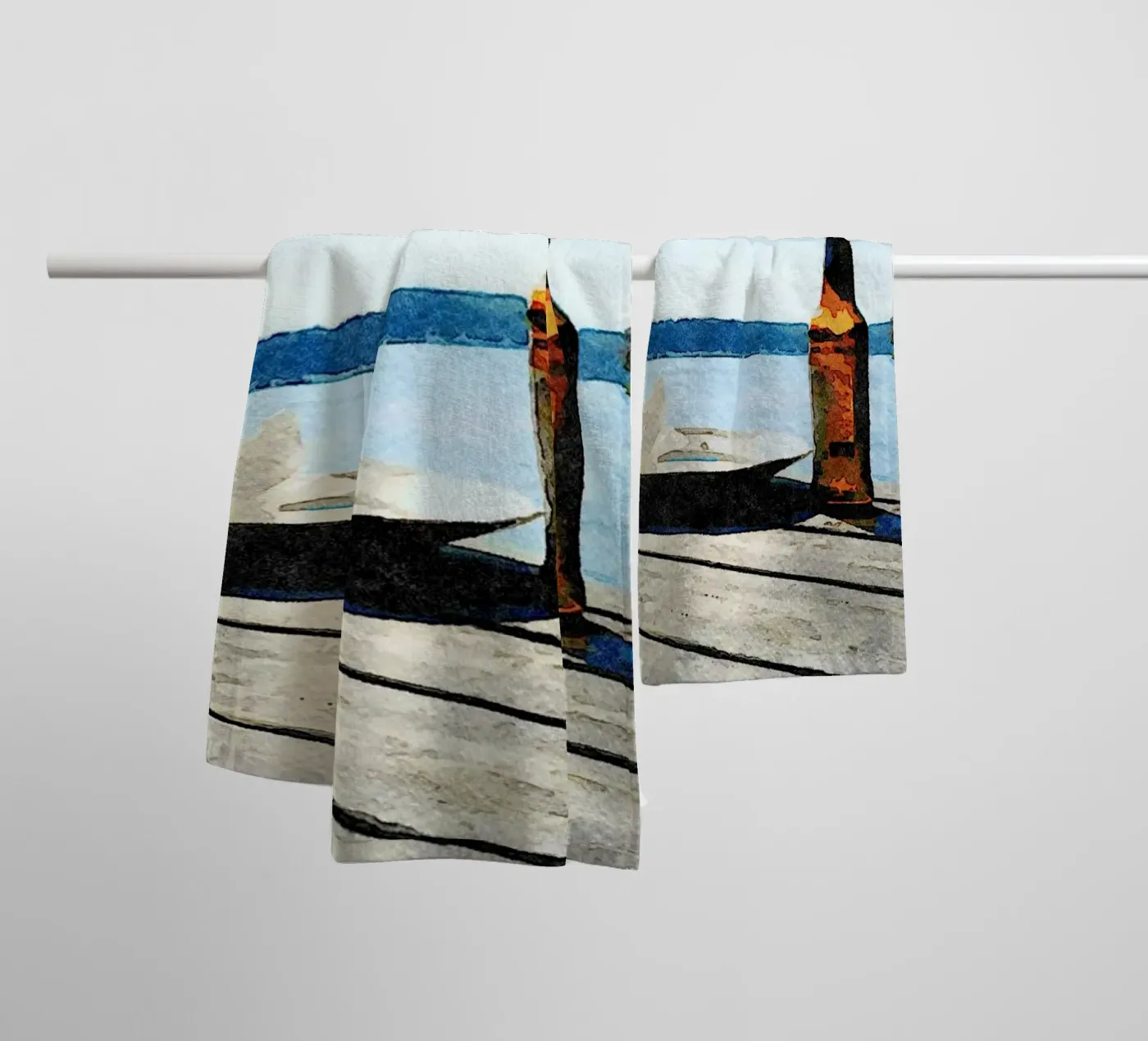 Bottle towel by Massimo Frascogna