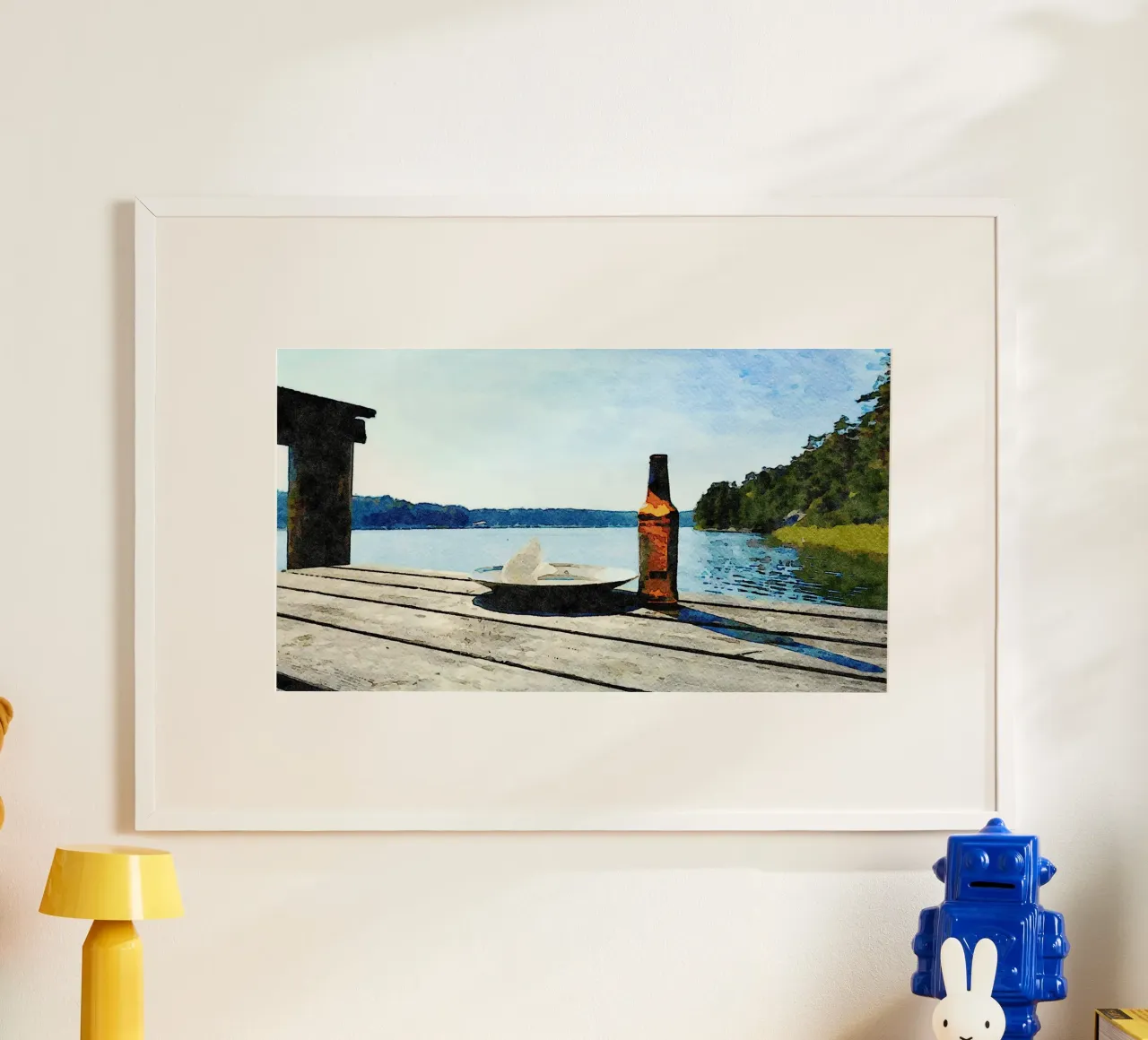 Fles poster van Massimo Frascogna