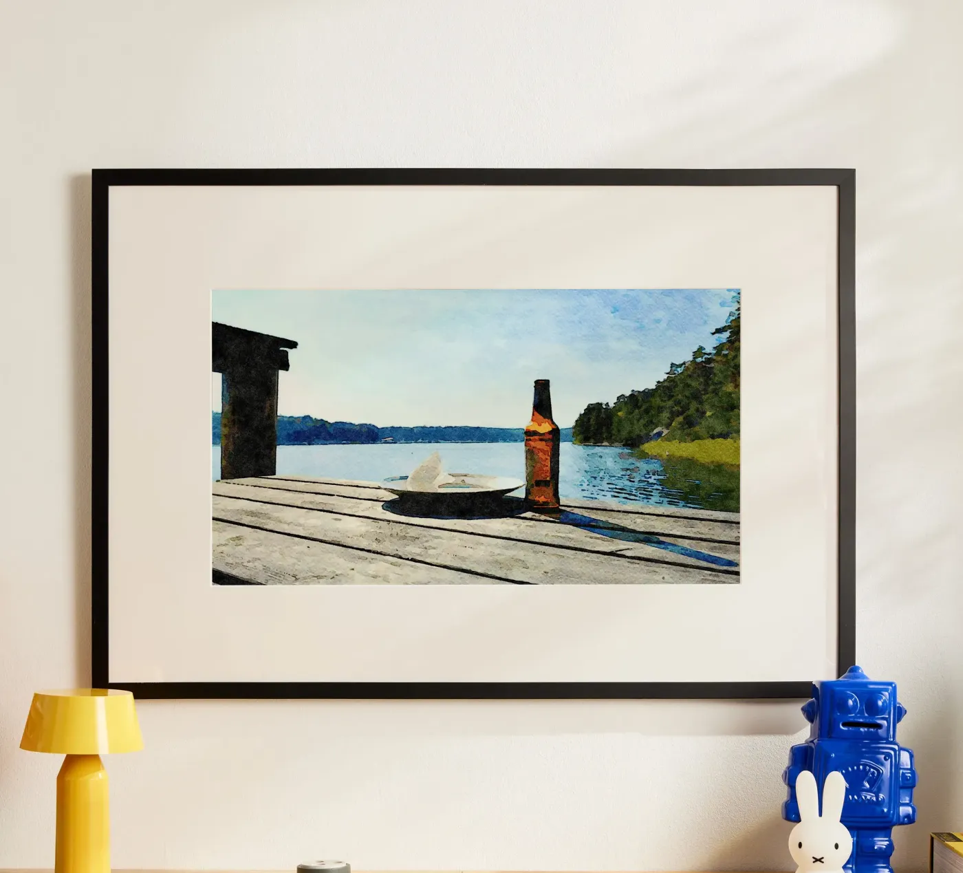 Bottle poster by Massimo Frascogna