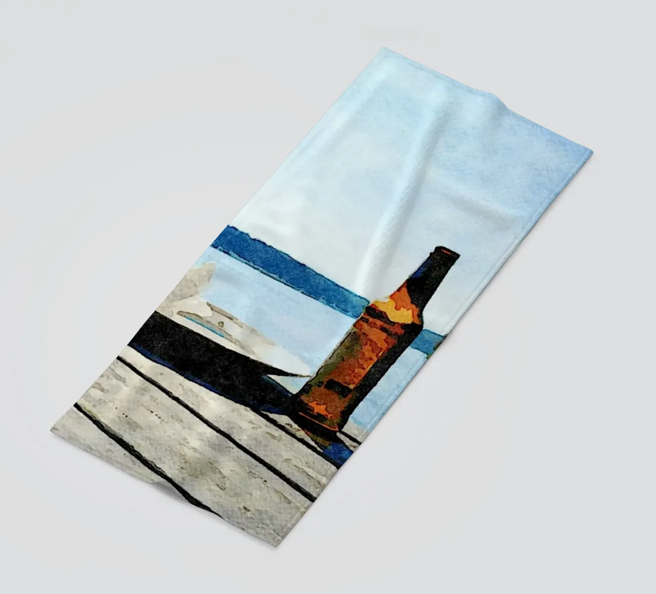 Bottiglia telo mare da Massimo Frascogna