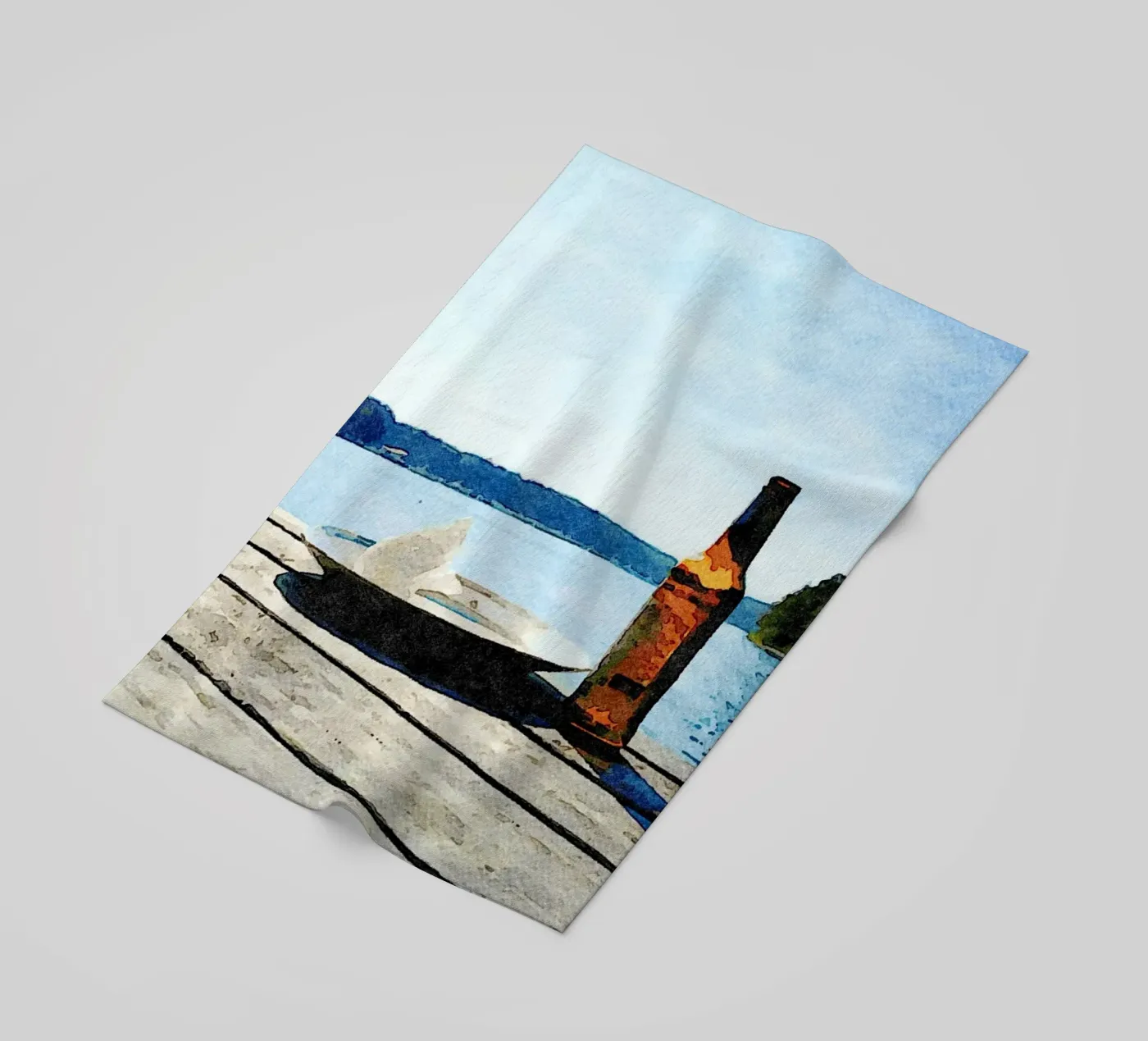 Bottiglia telo mare da Massimo Frascogna