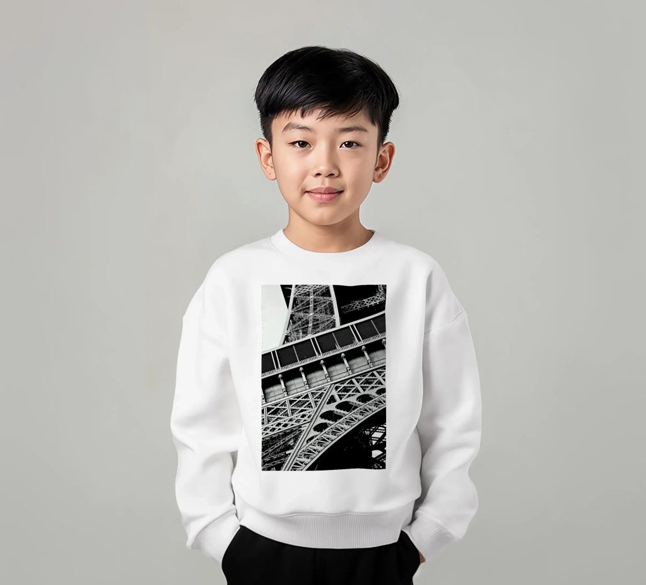 Gustave Eiffel felpa bambino da Magdalena Martin Photography