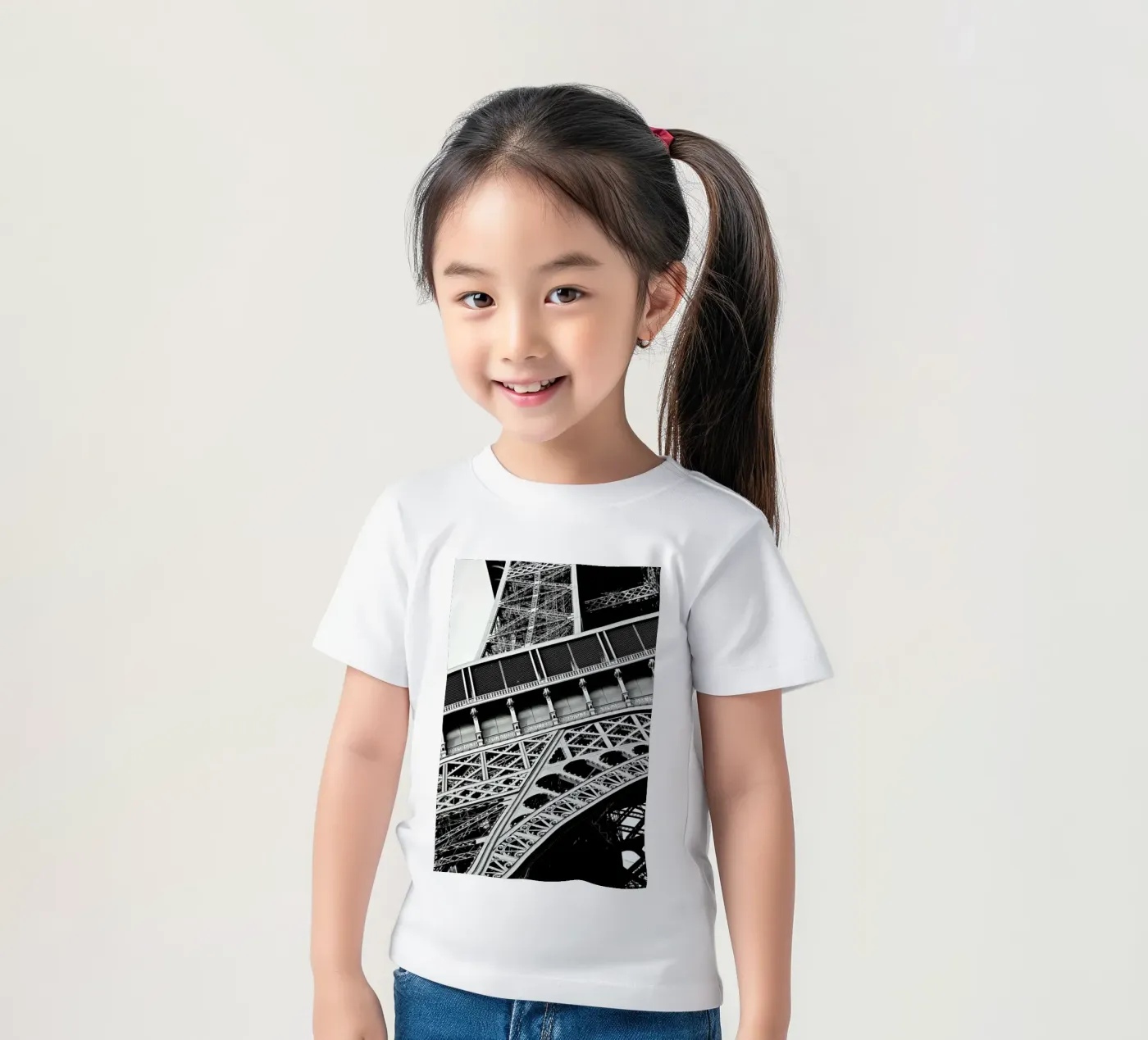 Gustave Eiffel t-shirt bambini da Magdalena Martin Photography