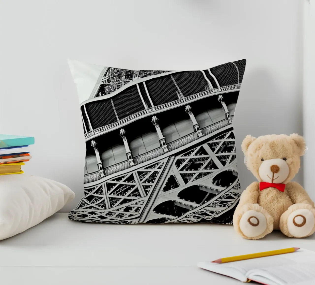 Gustave Eiffel cuscino da Magdalena Martin Photography